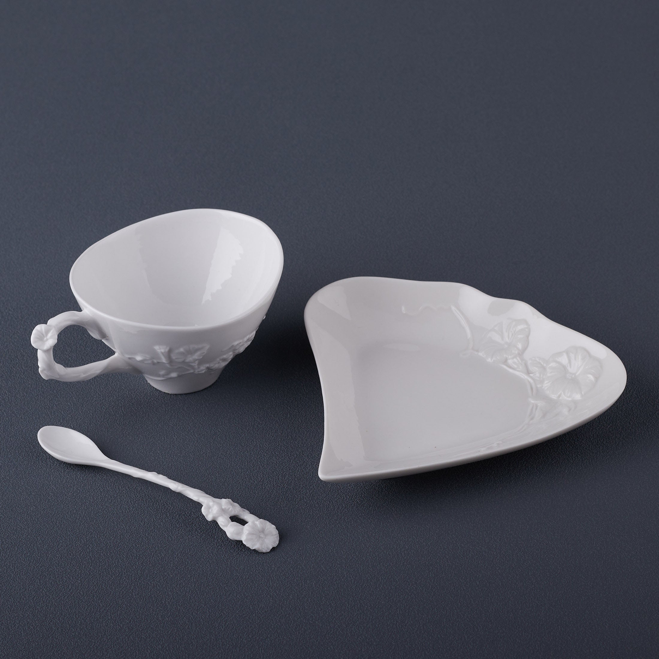 Morning Glory Coffee Set With Spoon