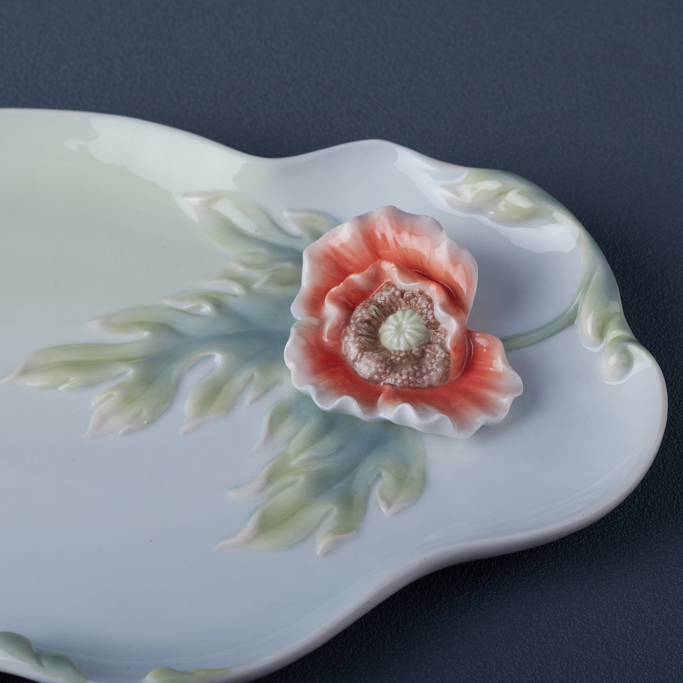 Dragonfly and Poppy Jewelery Tray (Large)