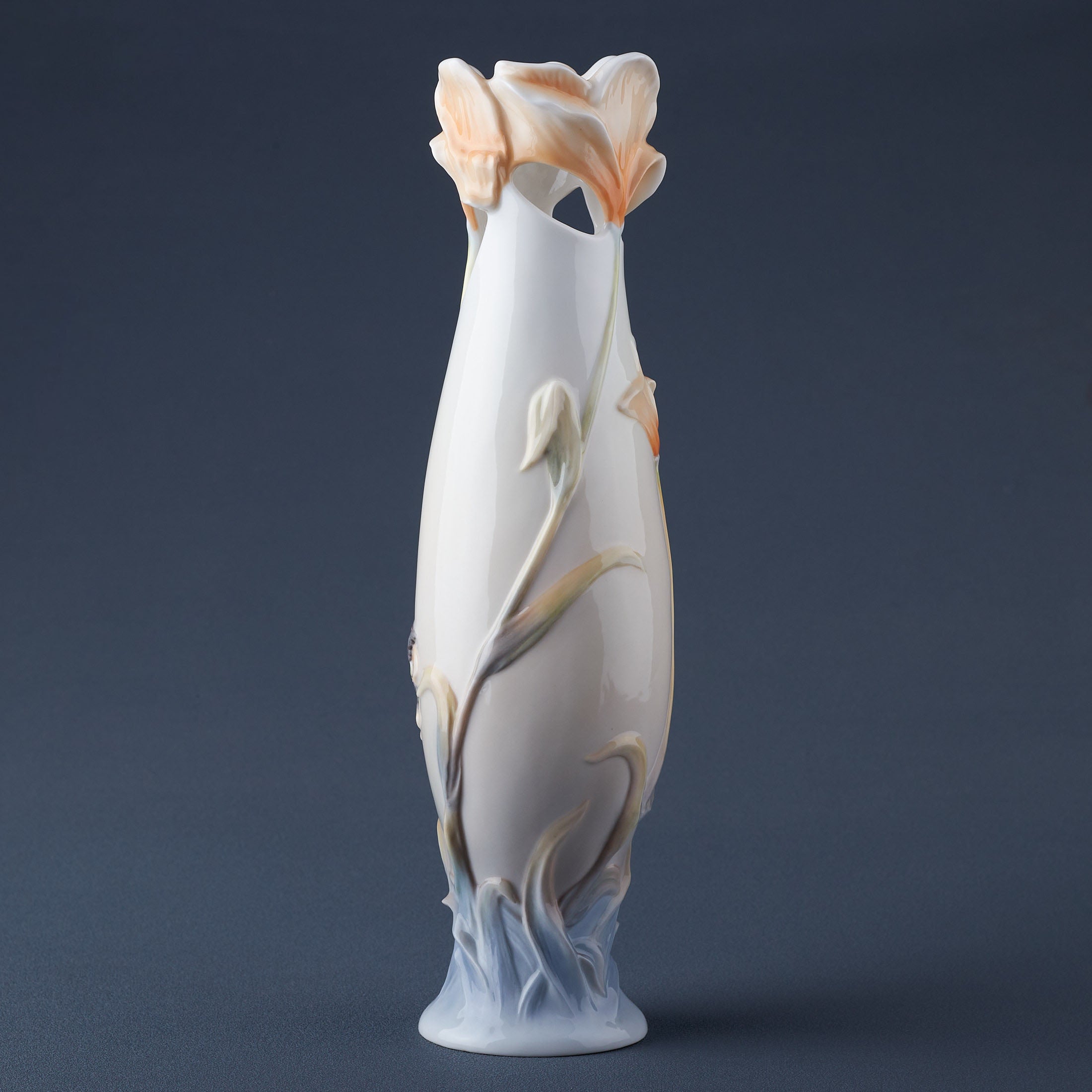 Little Butterfly And Tulip Vase