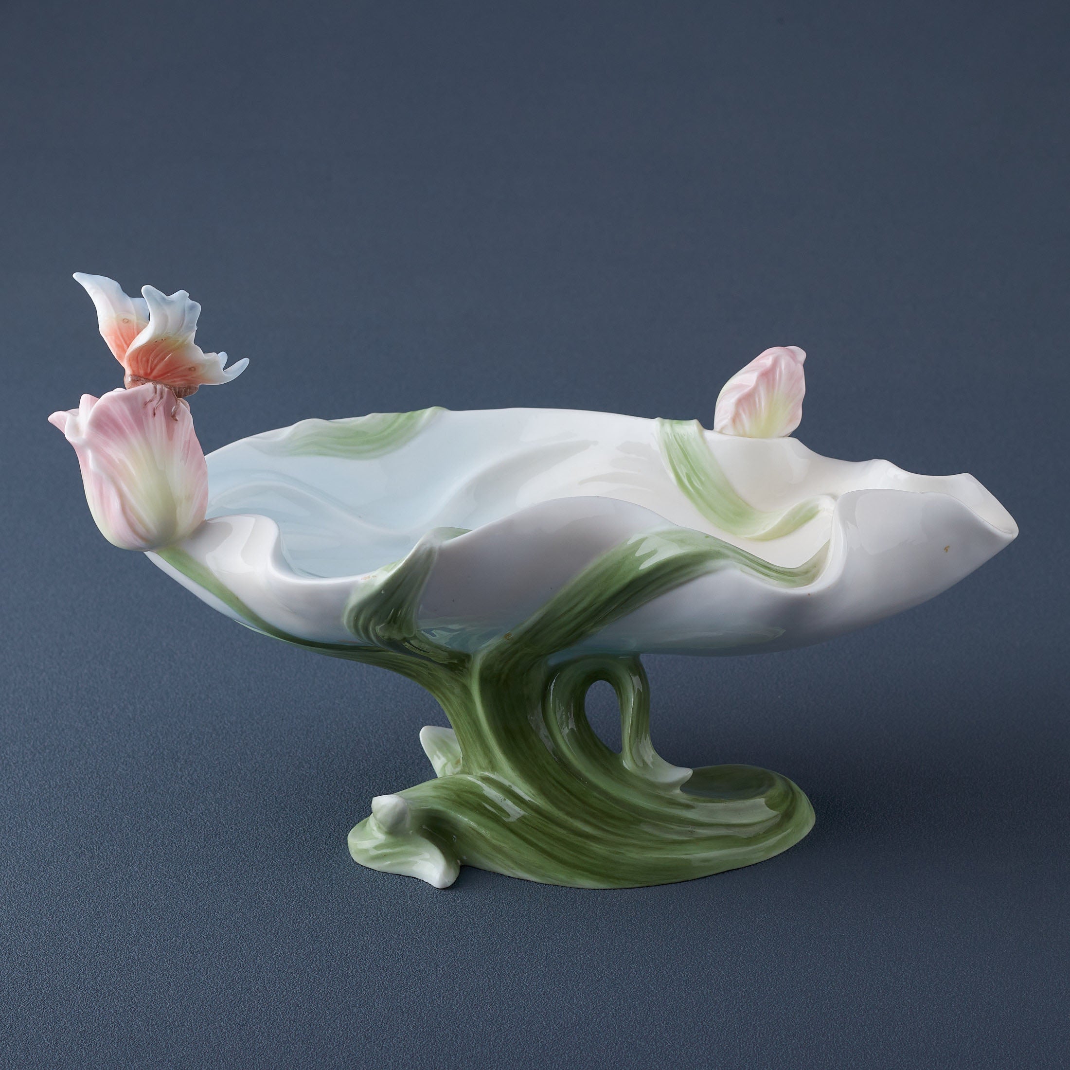 Art Nouveav Butterfly Kissing Tulip