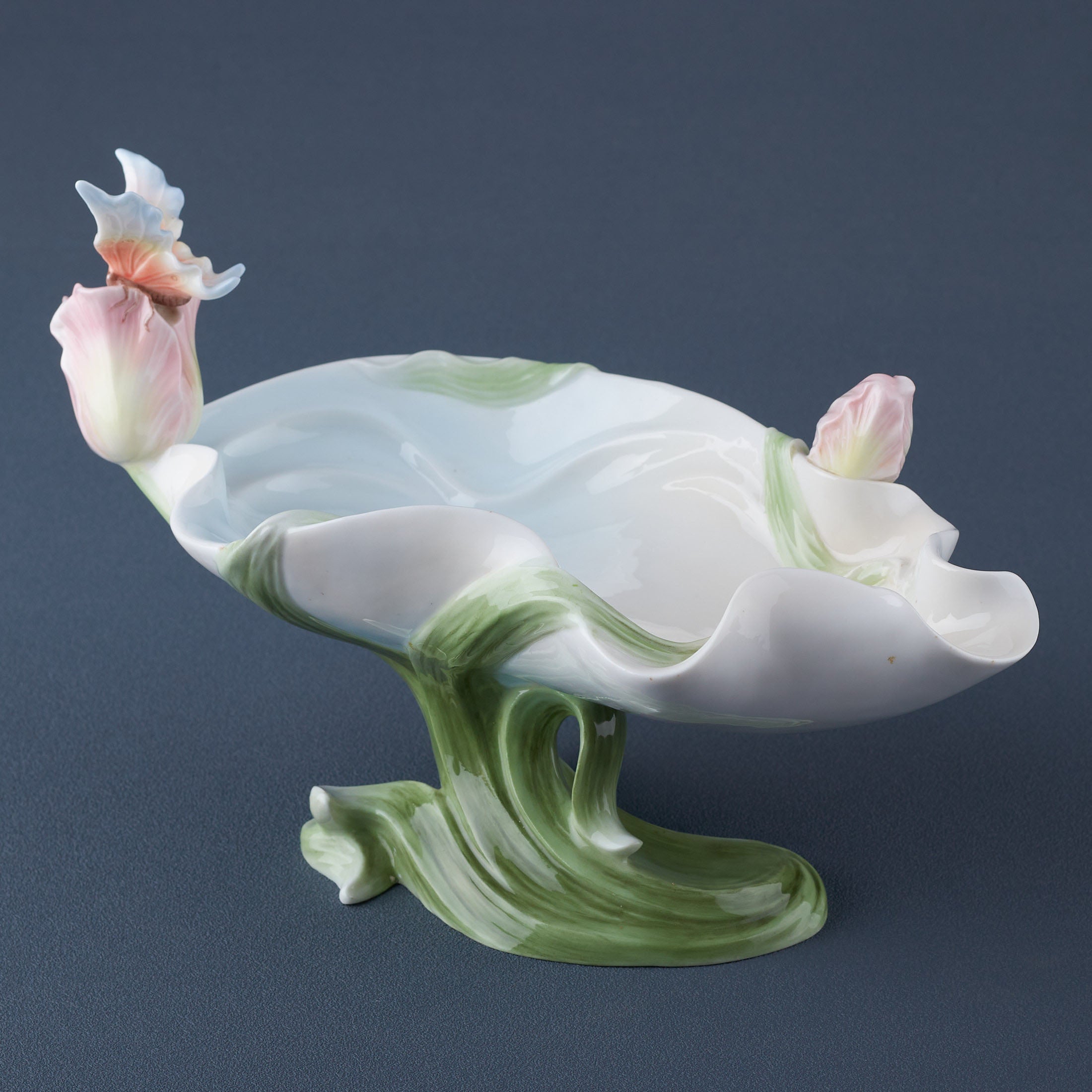 Art Nouveav Butterfly Kissing Tulip