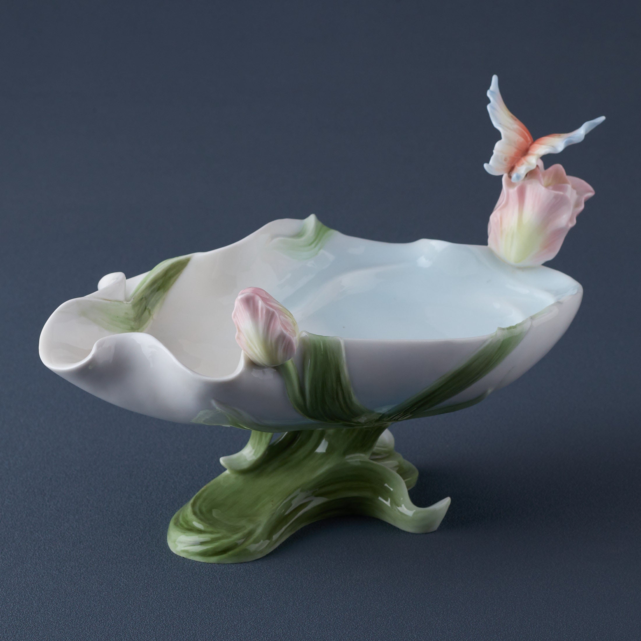 Art Nouveav Butterfly Kissing Tulip