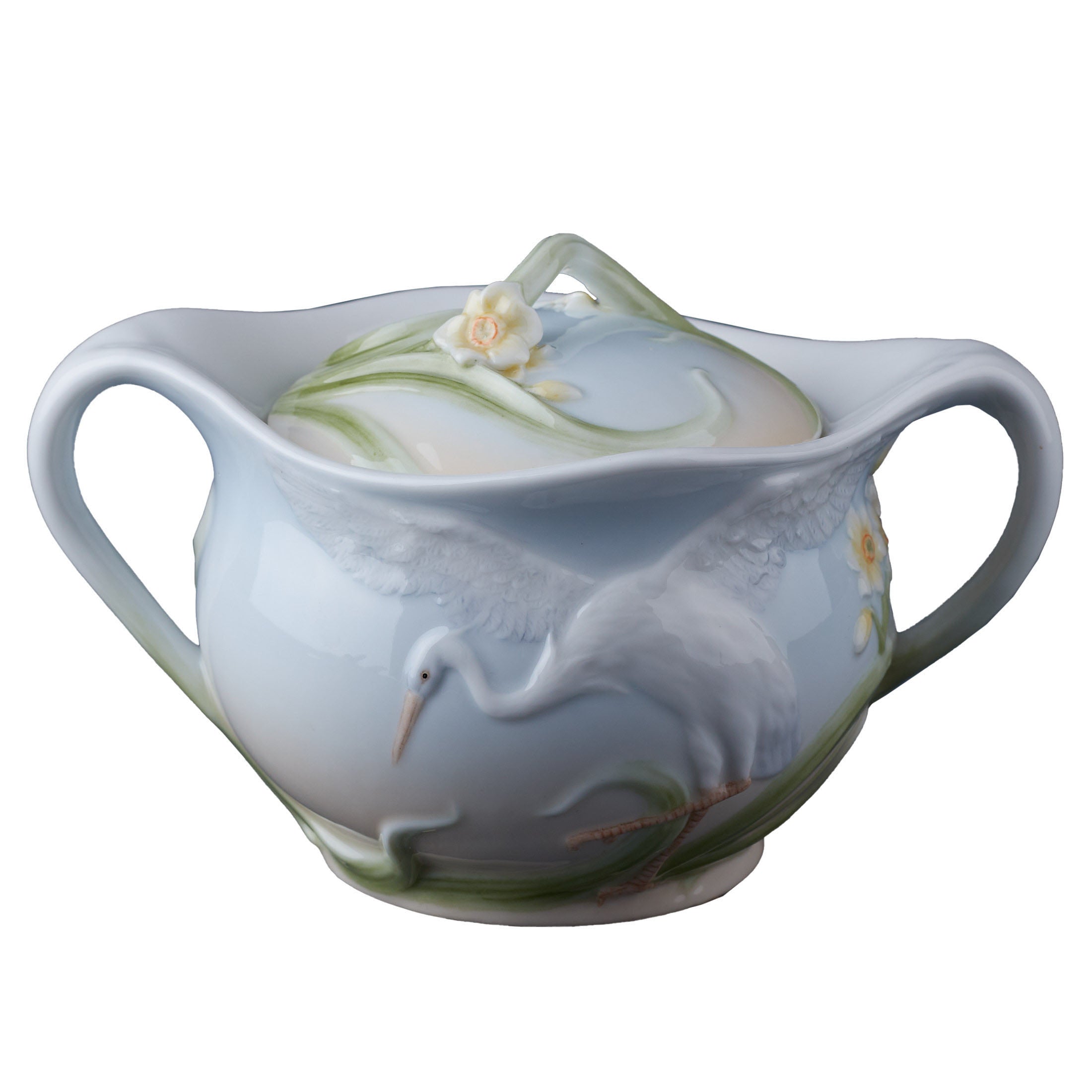 Egret Sugar Jar