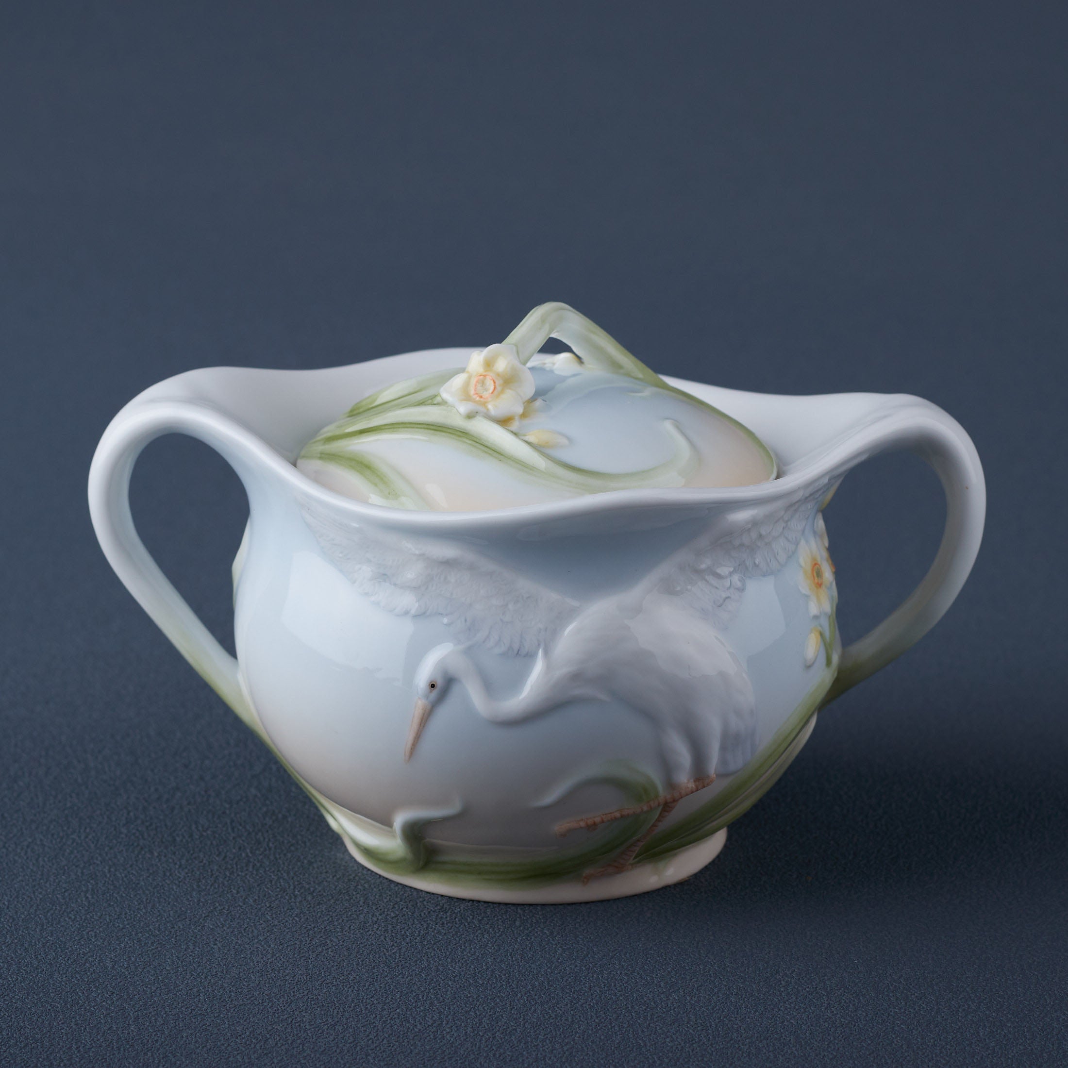 Egret Sugar Jar