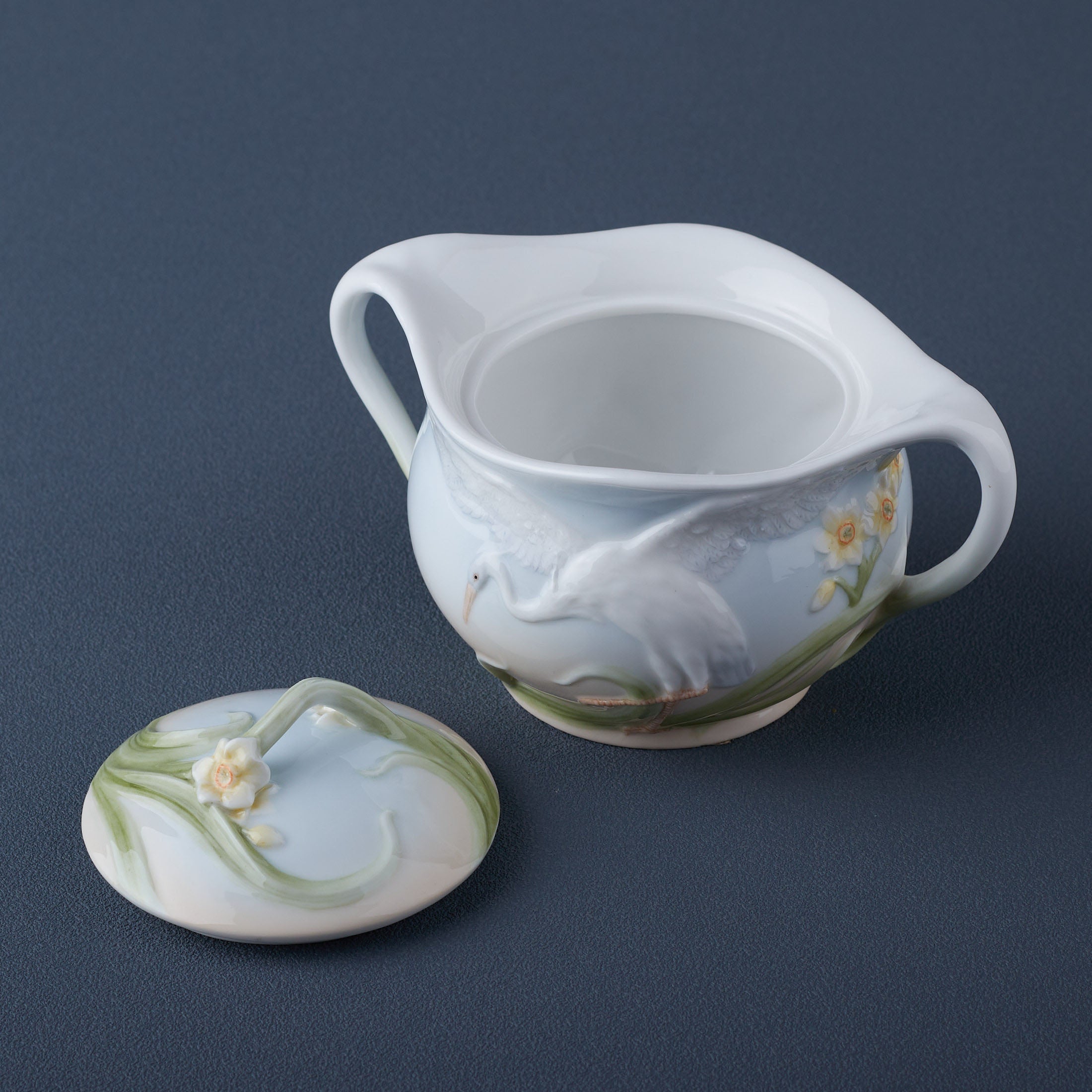 Egret Sugar Jar