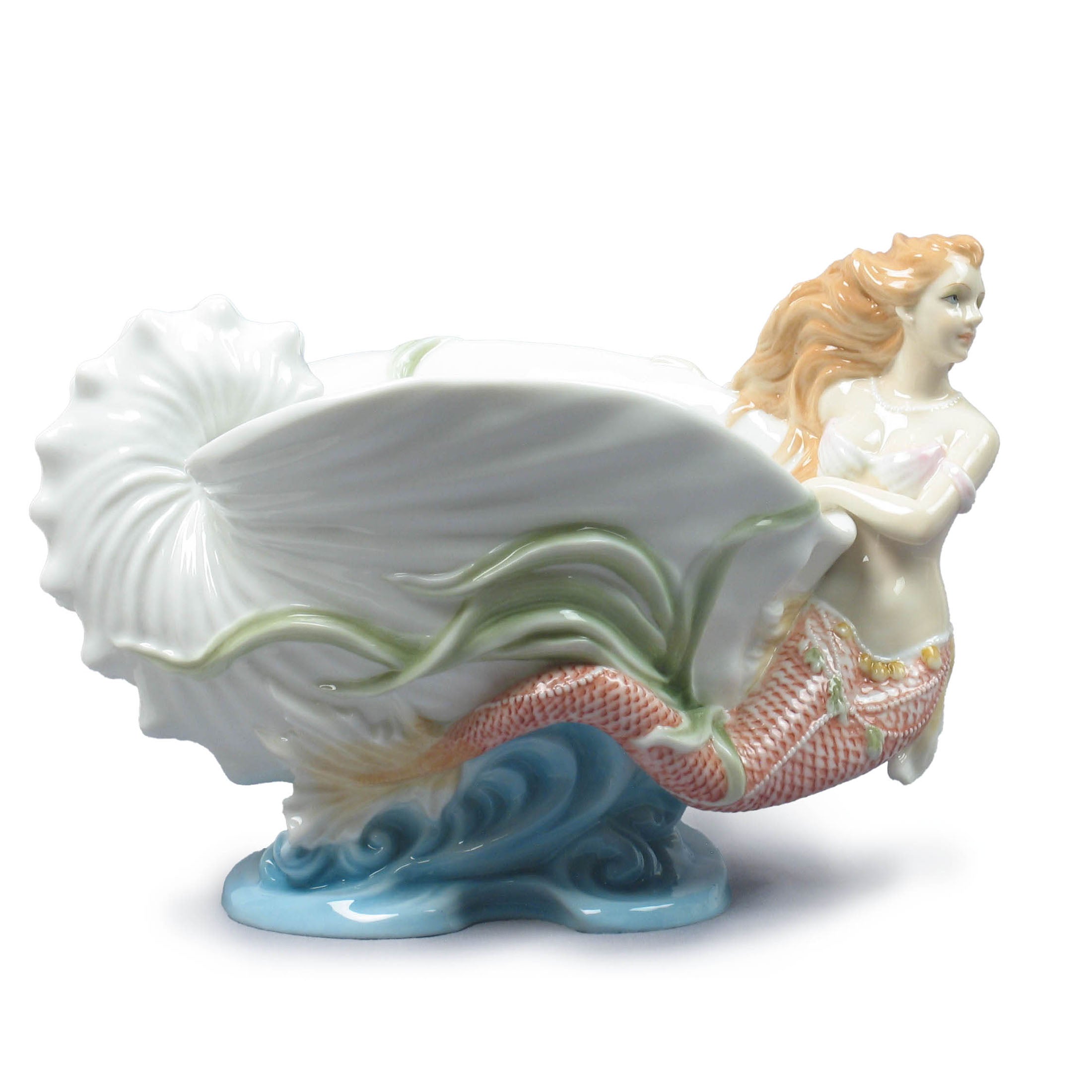 Mermaid and Argonaut Shell Bowl