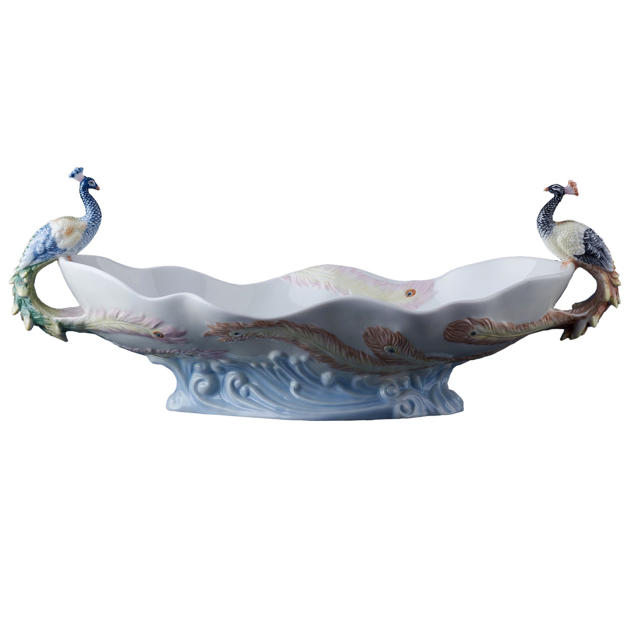 Twin Peacocks Tray