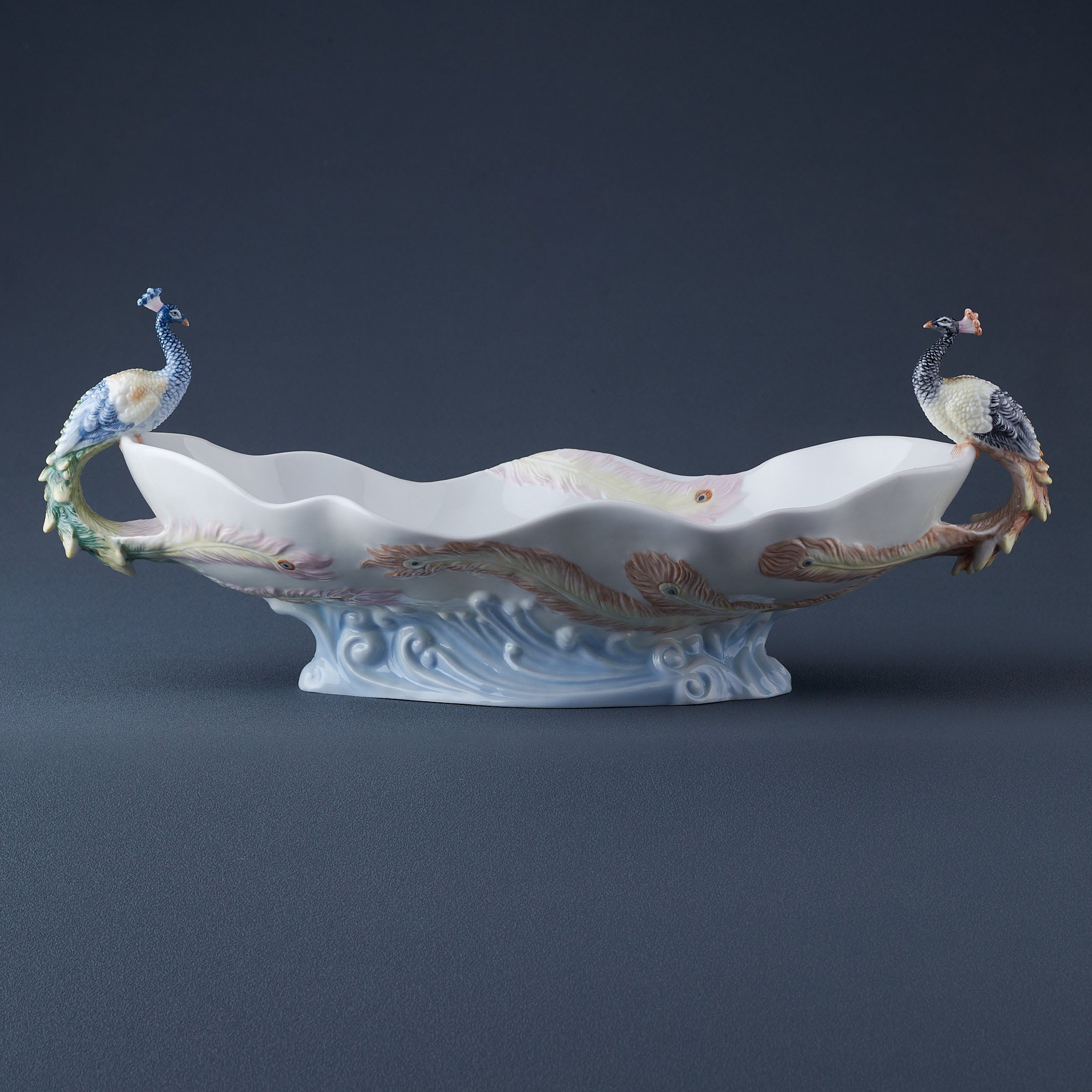 Twin Peacocks Tray