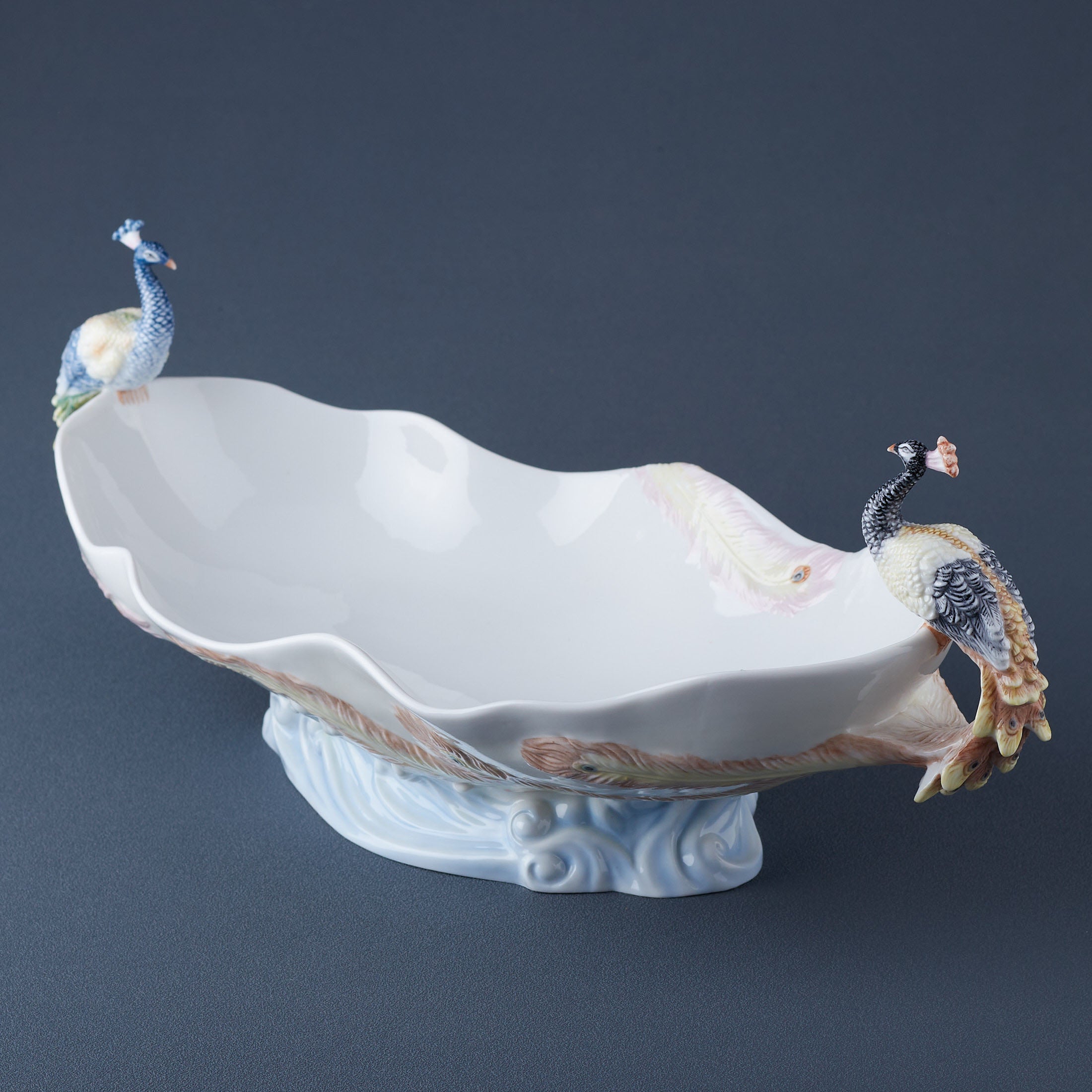 Twin Peacocks Tray
