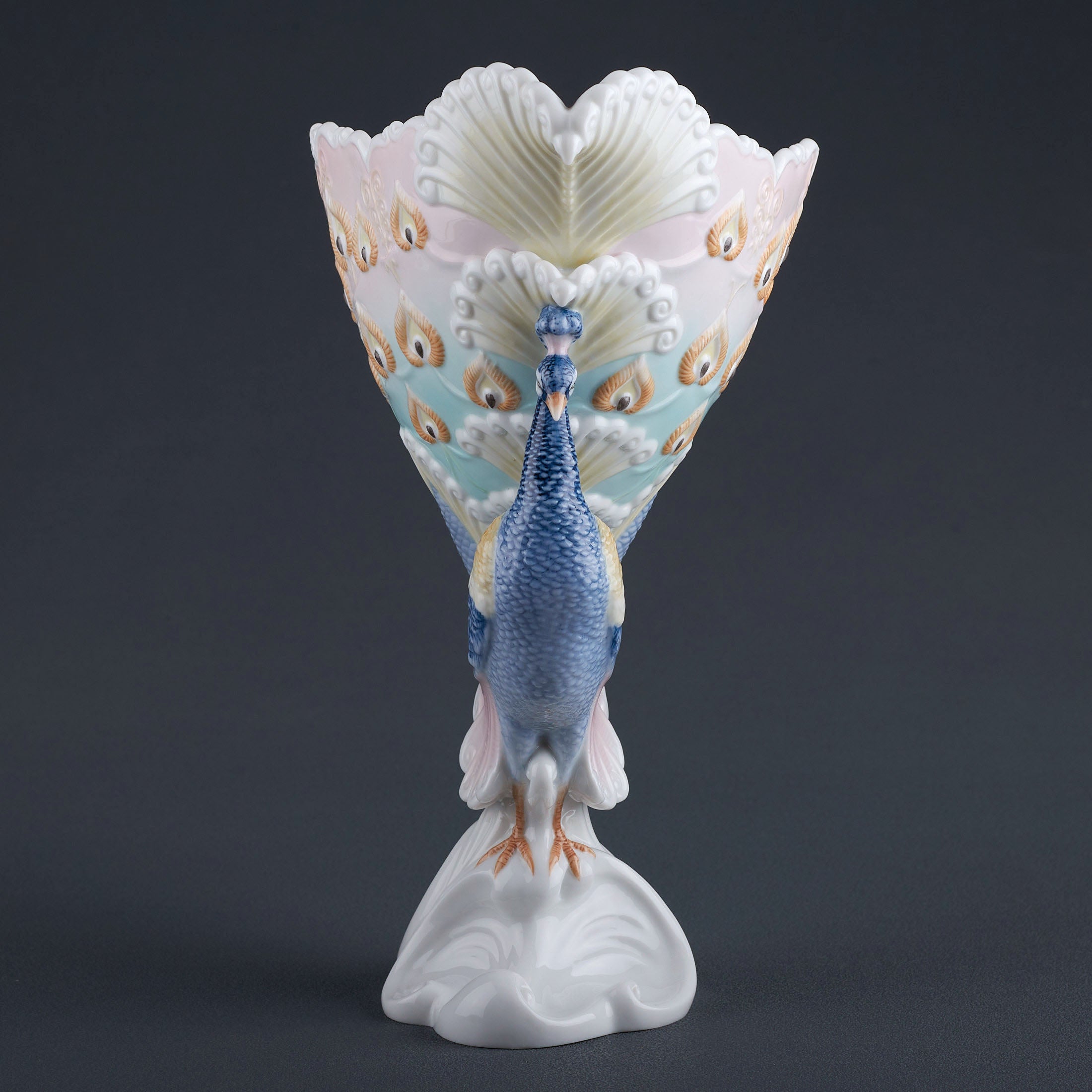 Peacock Raised Bowl
