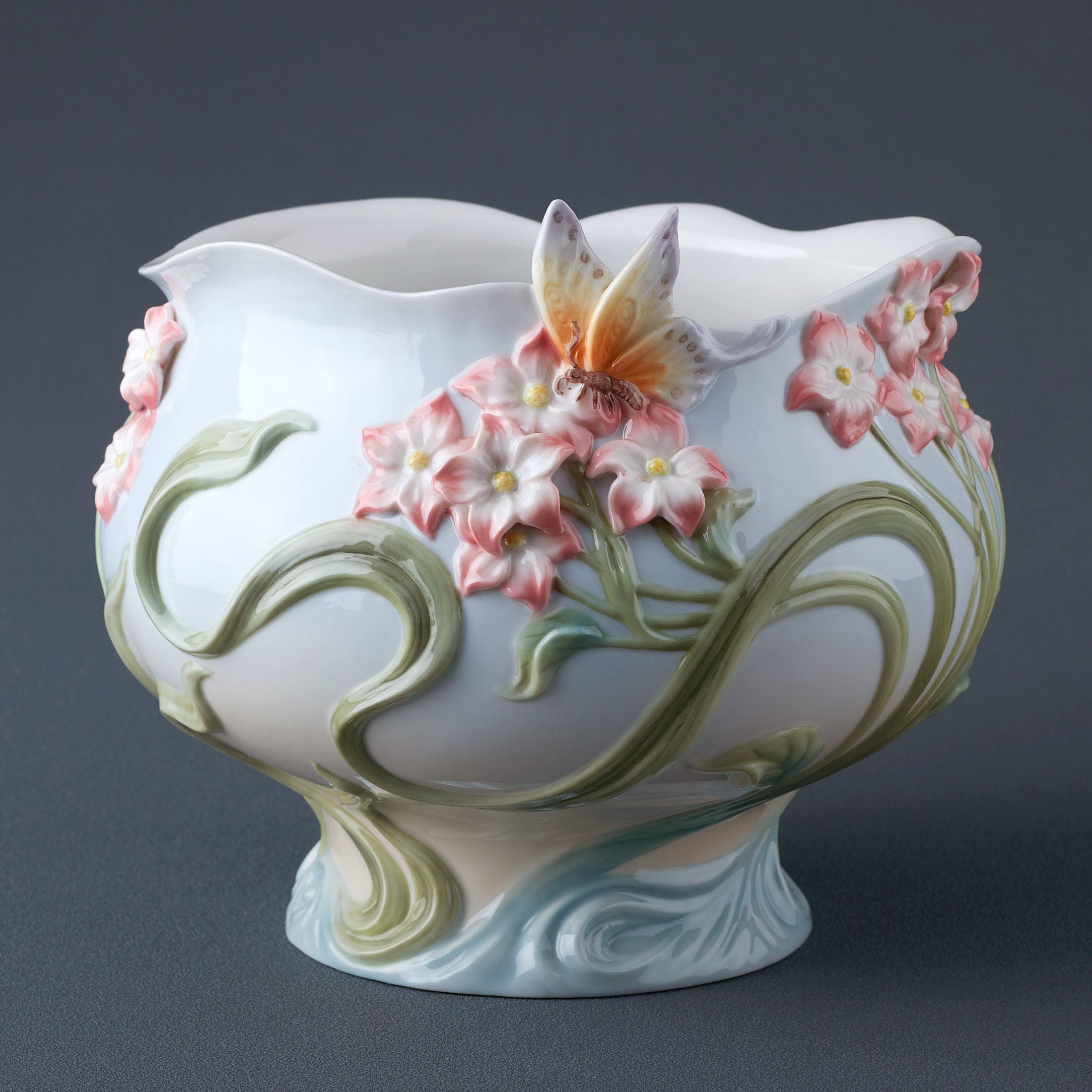 Freesia and Butterfly Bowl
