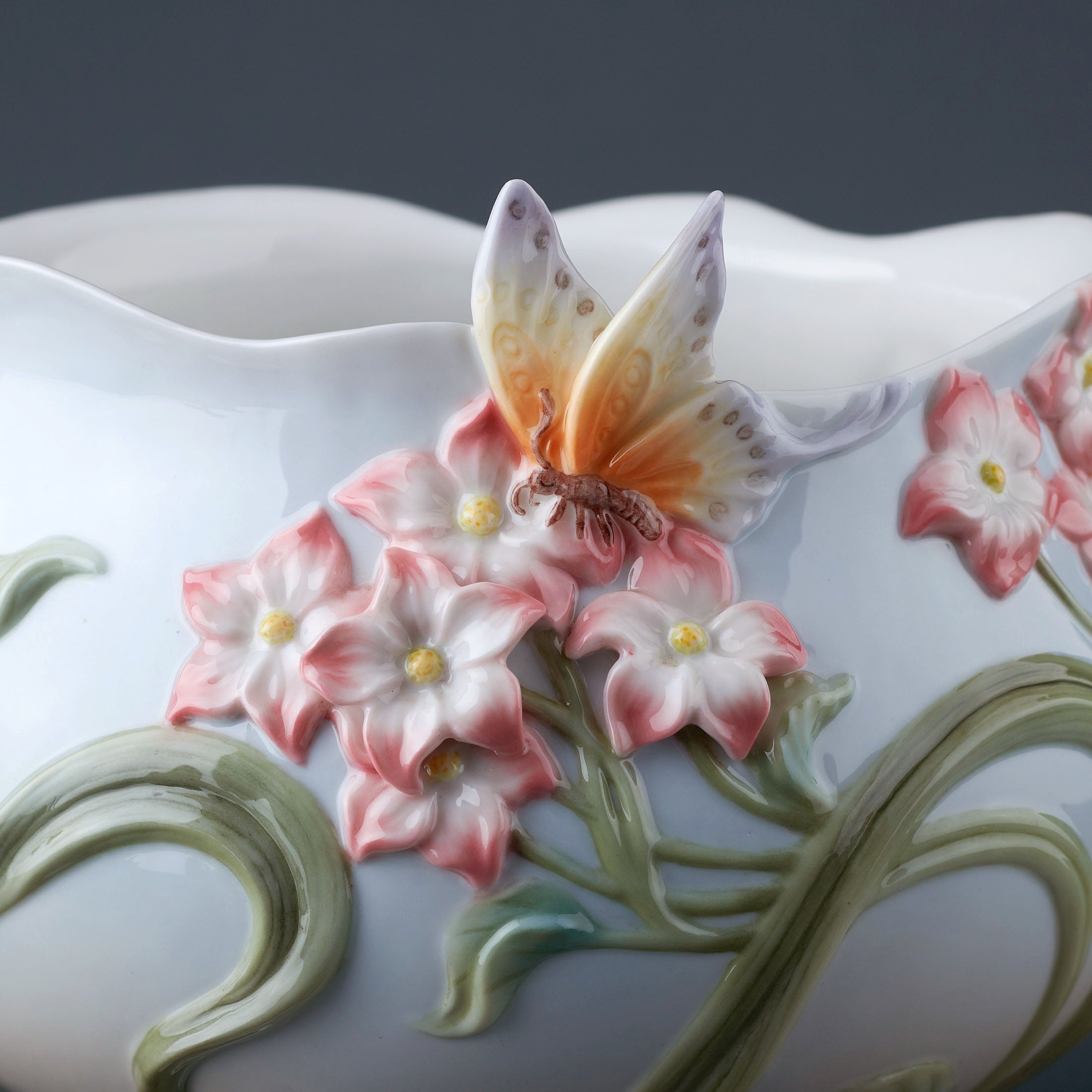 Freesia and Butterfly Bowl