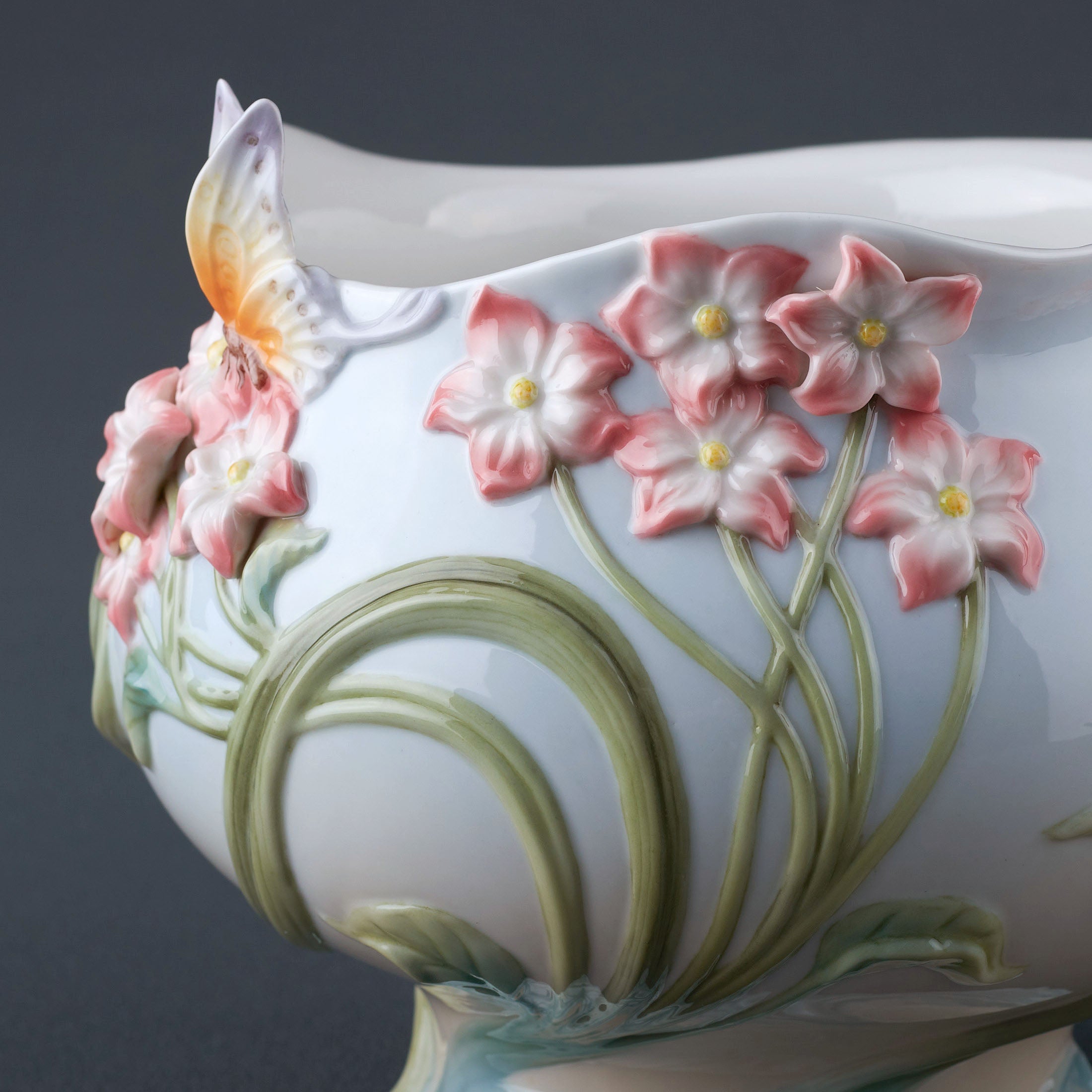 Freesia and Butterfly Bowl