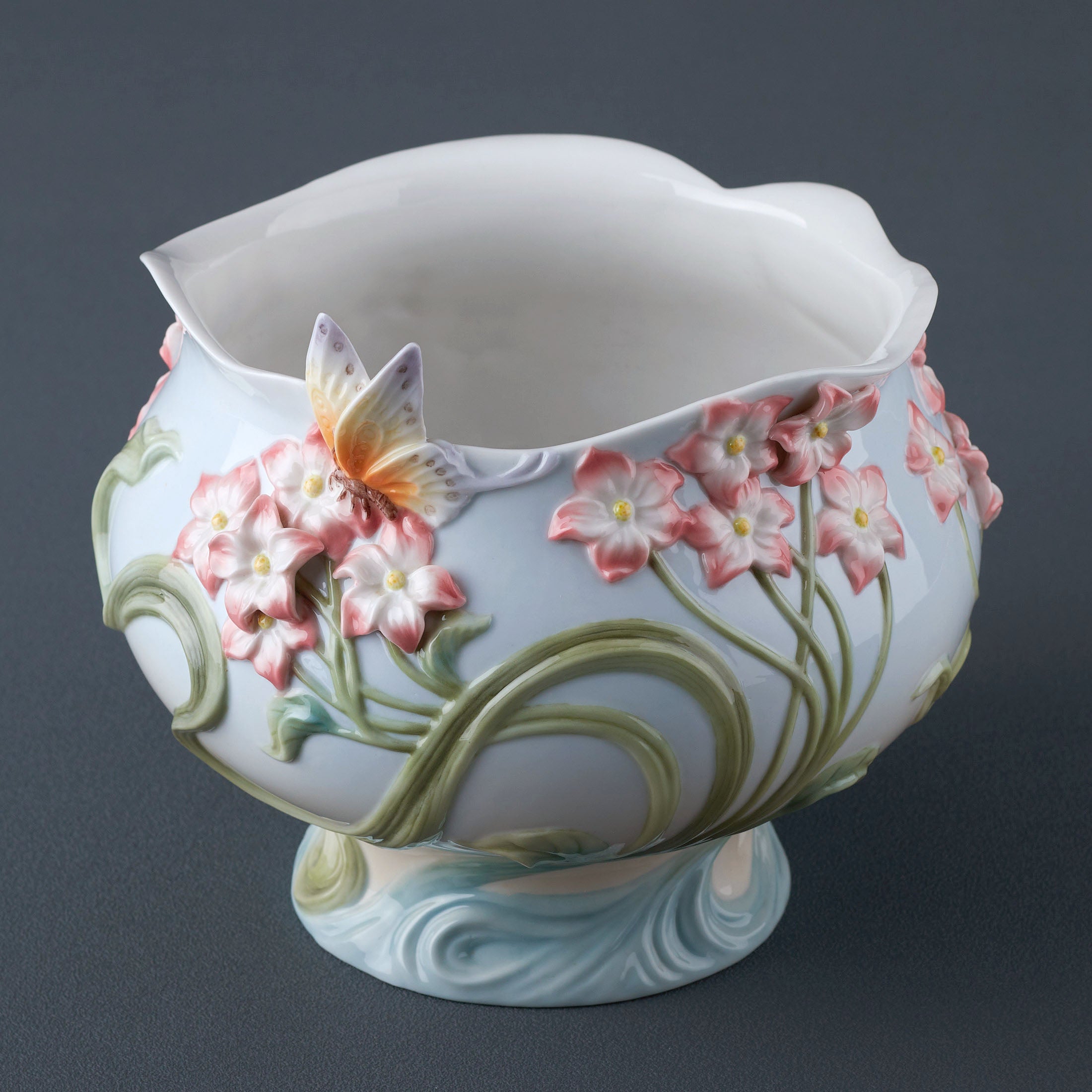Freesia and Butterfly Bowl