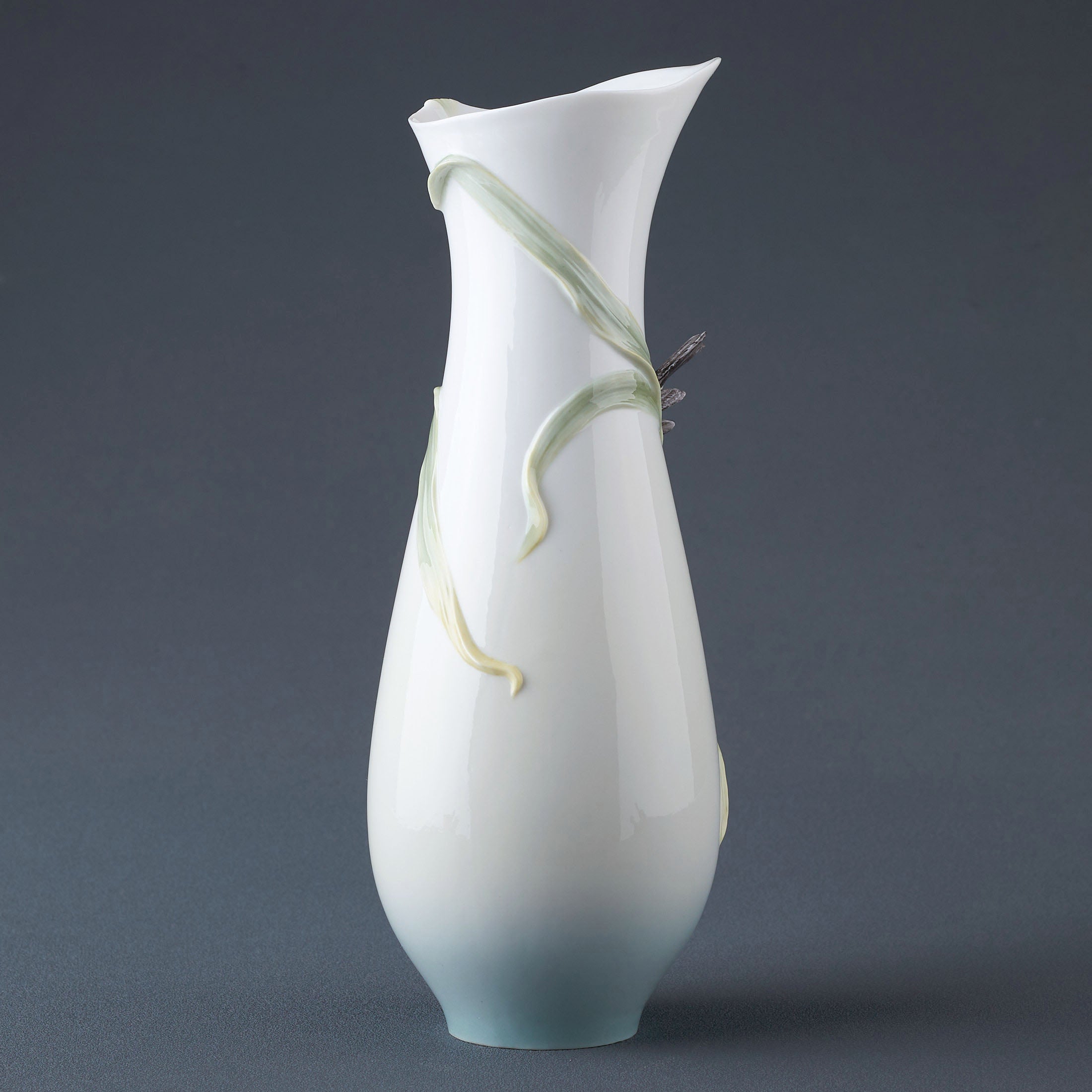 Reed and Bluebird Vase
