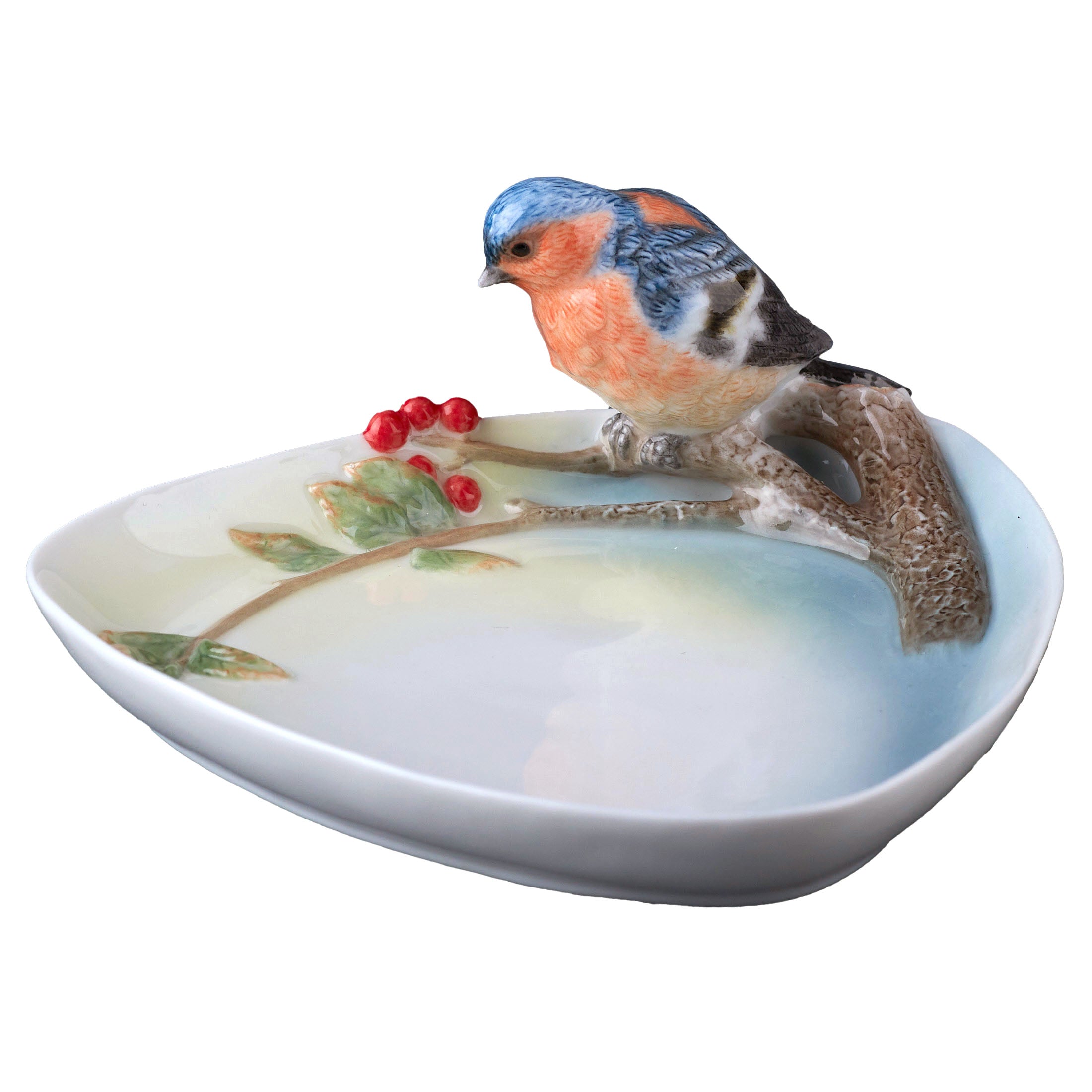 Pyracantha and Bluebird Dish