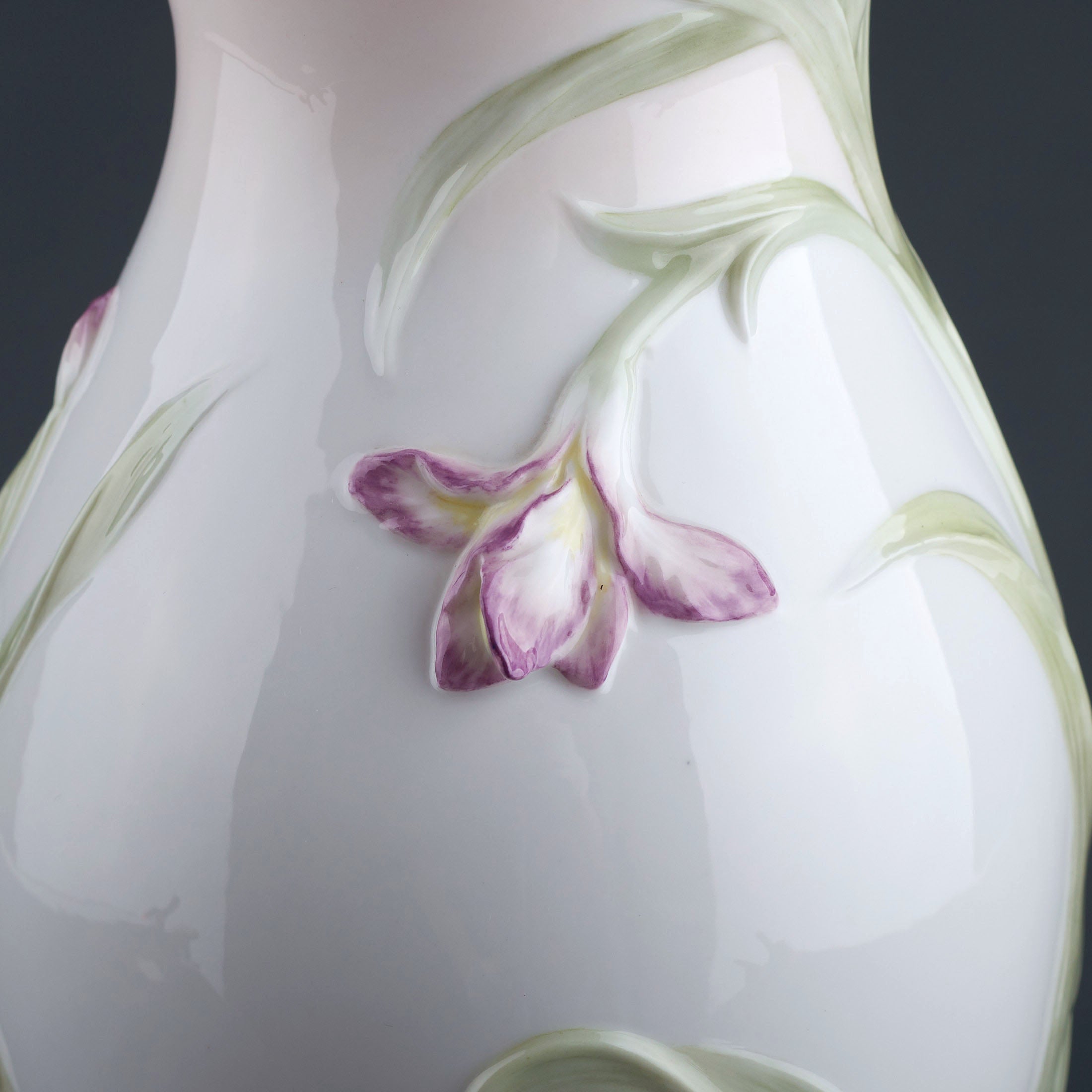 Orchid and Blue Tit Vase