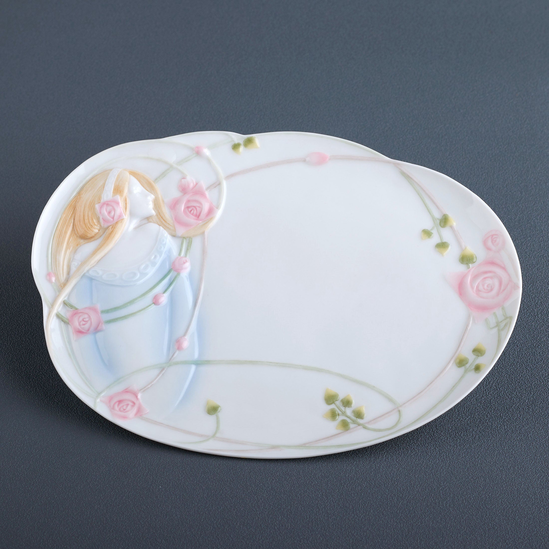 Rose and Lady Plate