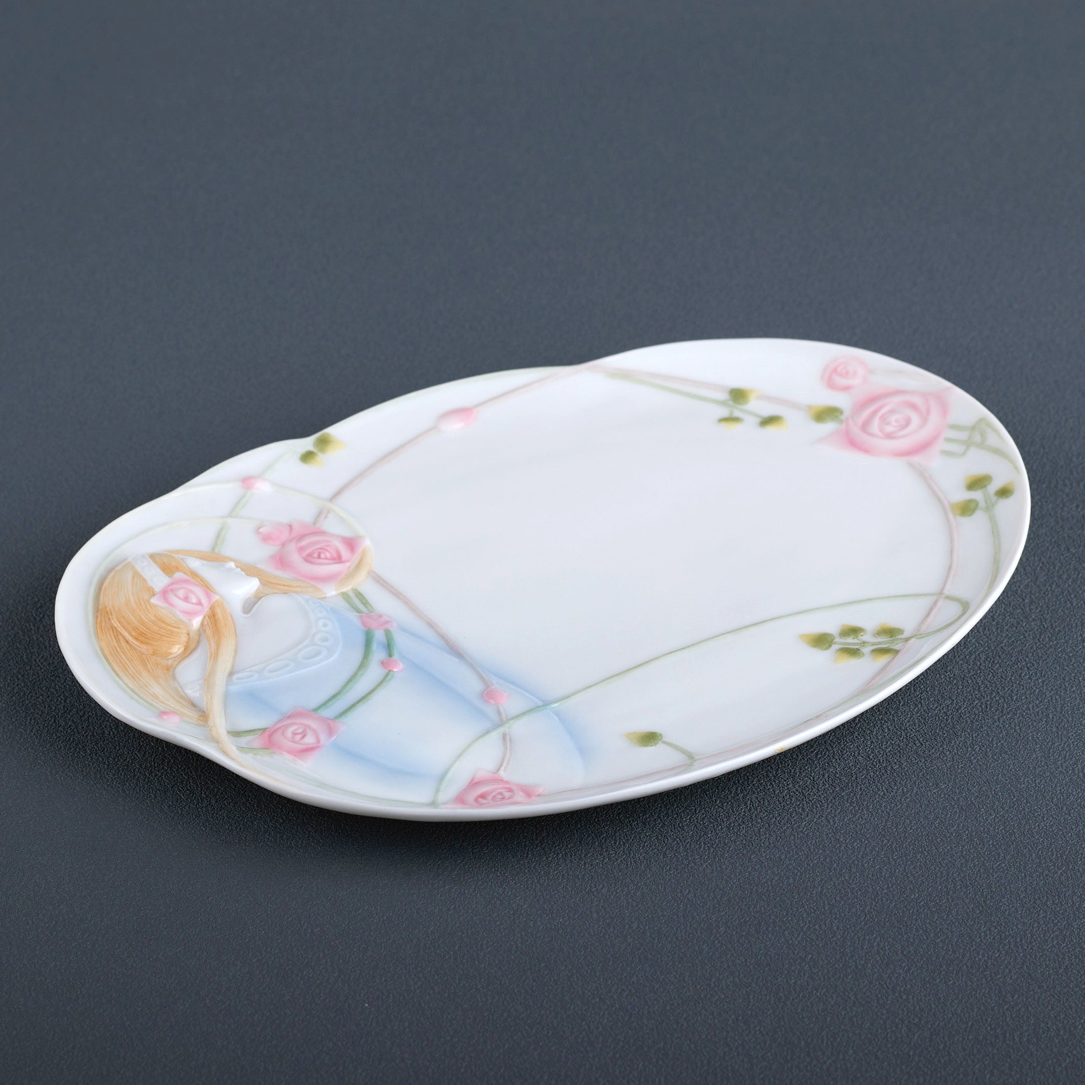 Rose and Lady Plate
