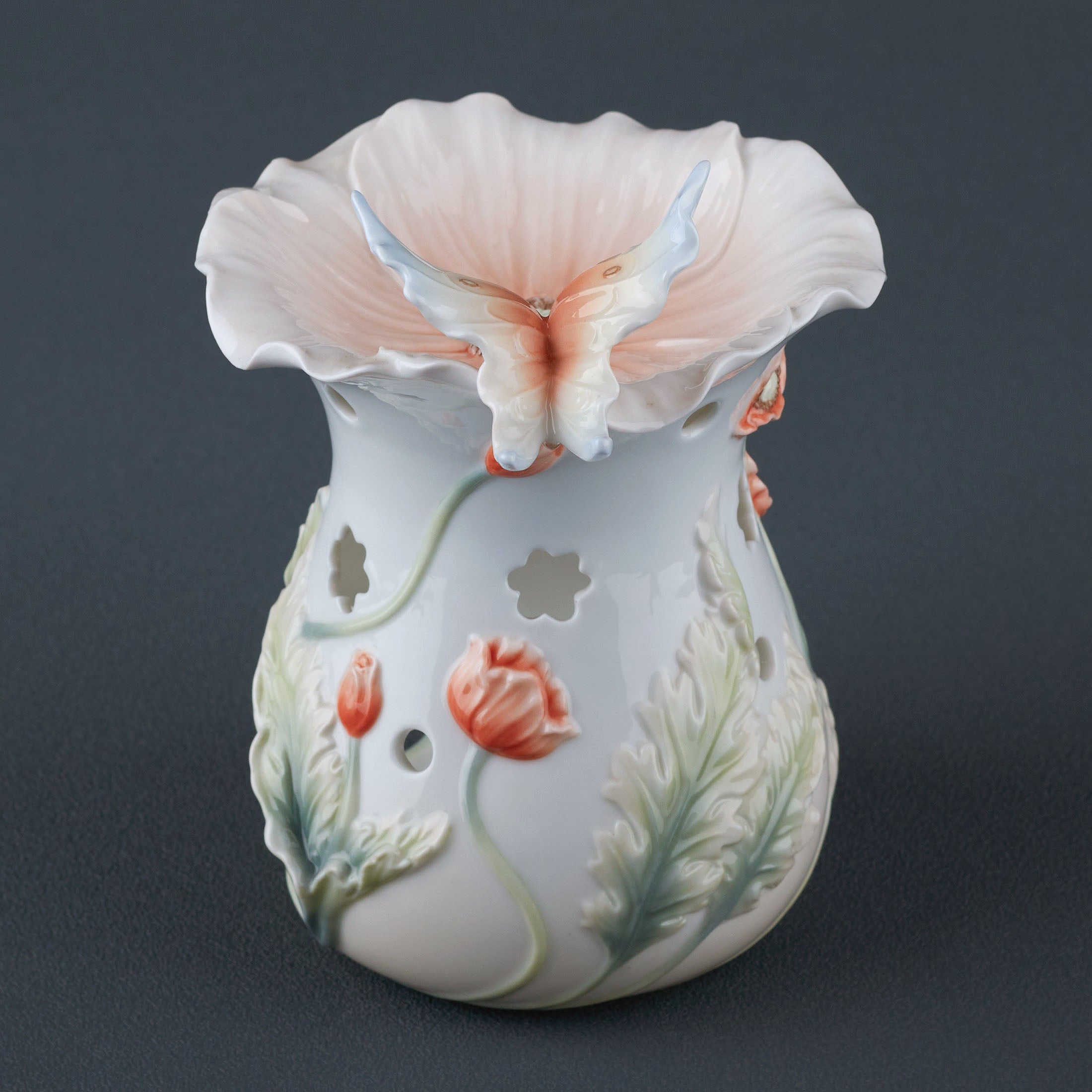 Poppy and Butterfly Aroma Oil Burner