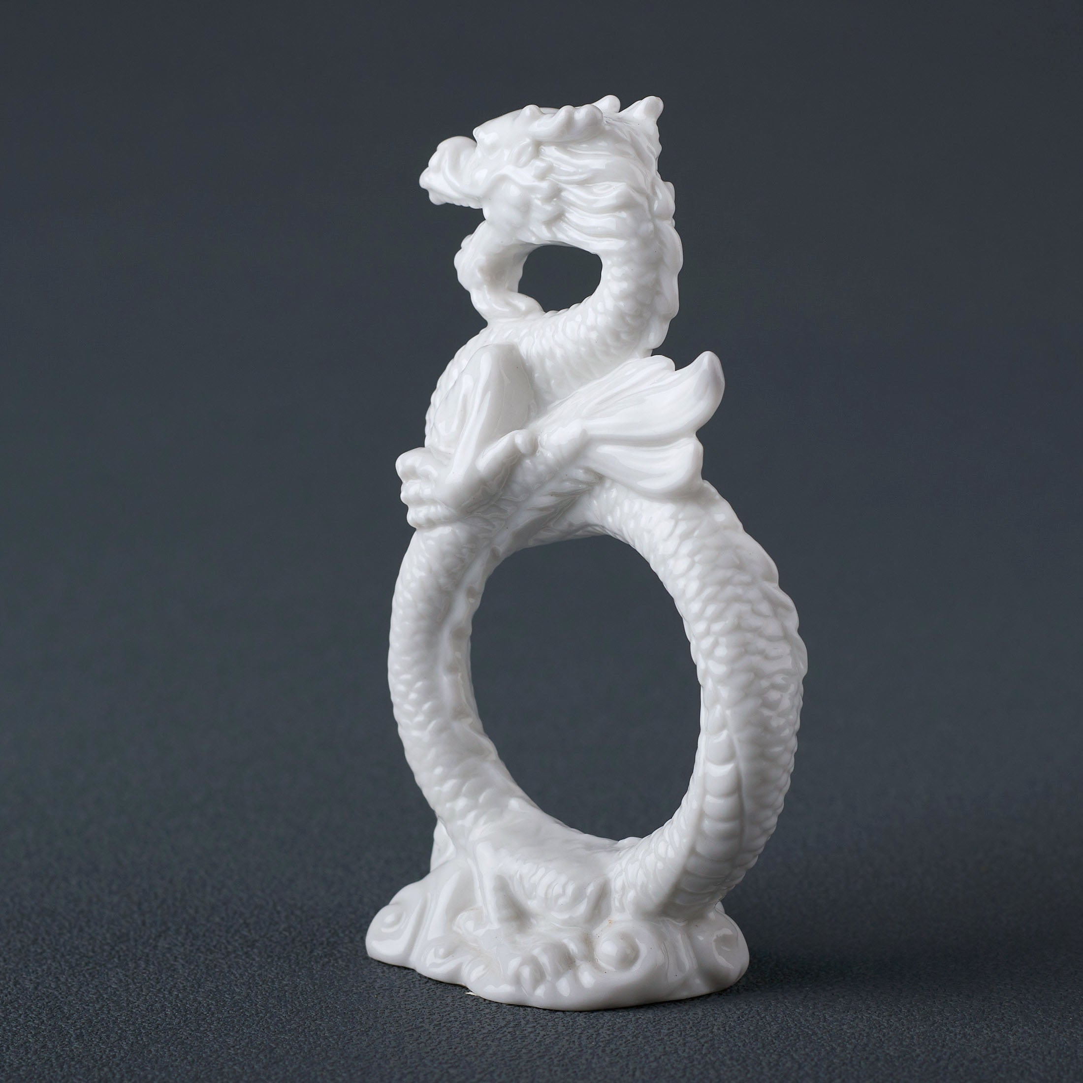 Chinese Dragon Napkin Ring Set of 4