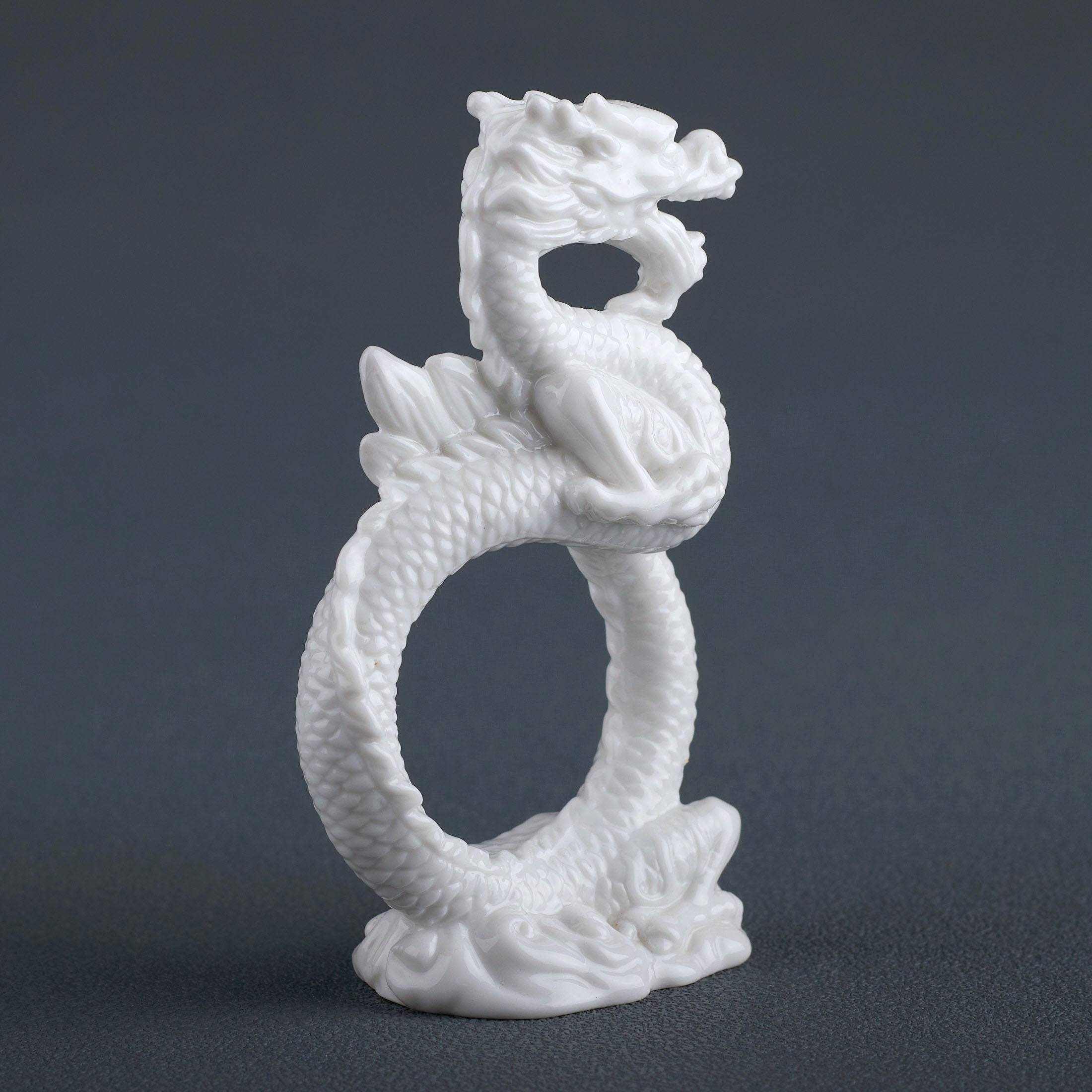 Chinese Dragon Napkin Ring Set of 4