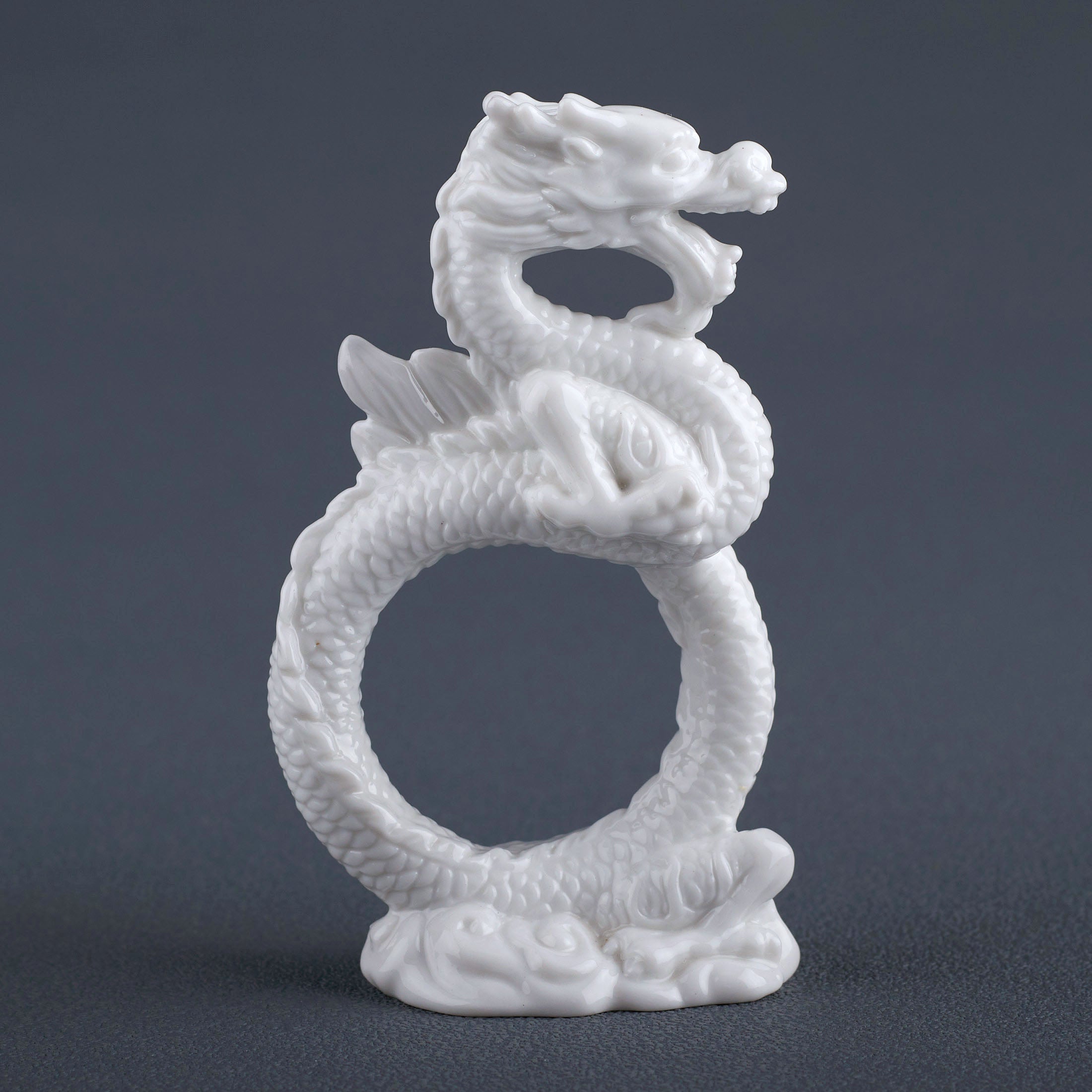 Chinese Dragon Napkin Ring Set of 4