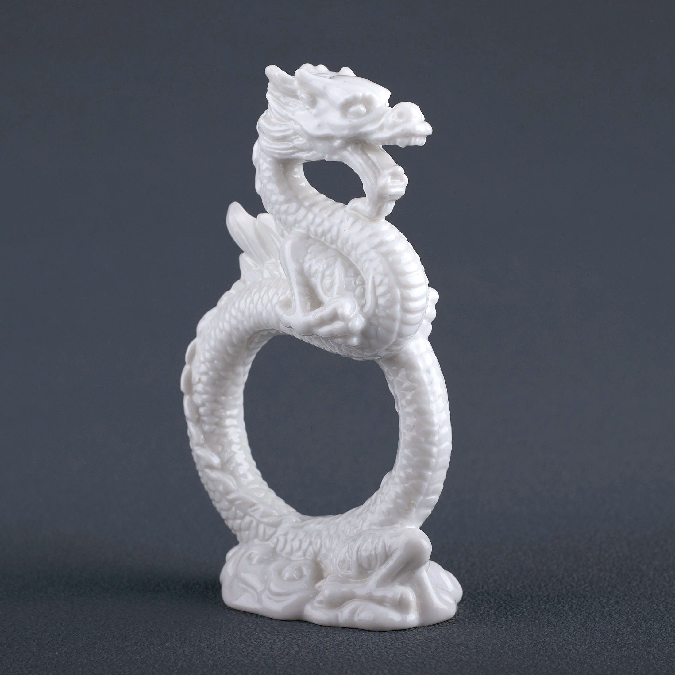 Chinese Dragon Napkin Ring Set of 4