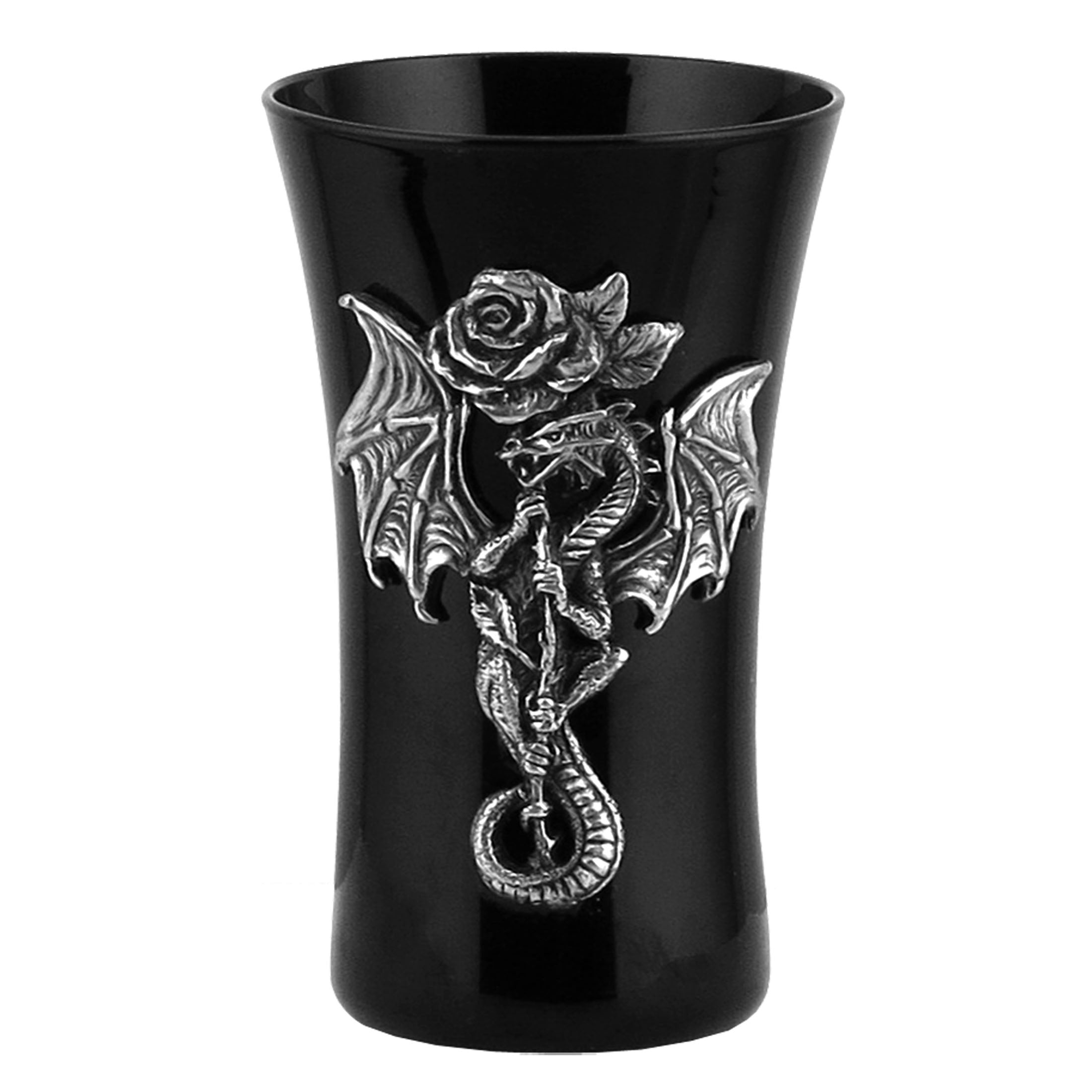 Dragon With Rose Shot Glass