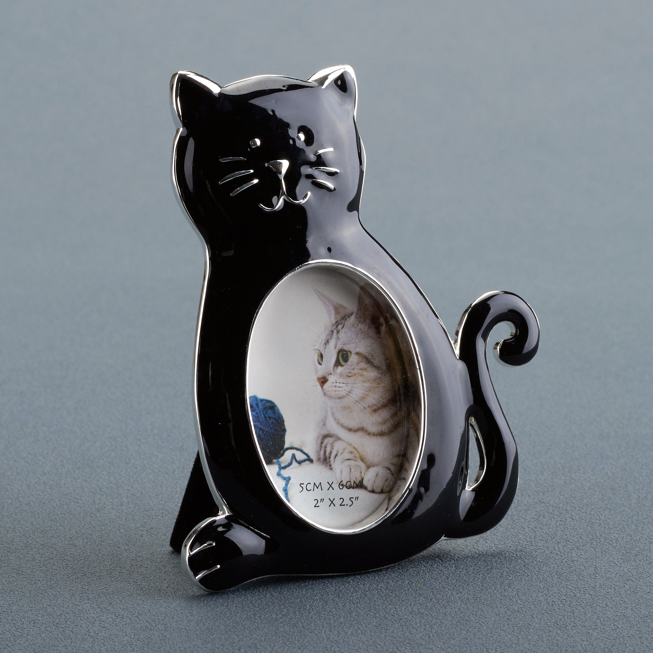 Cat Photo Frame W/Black