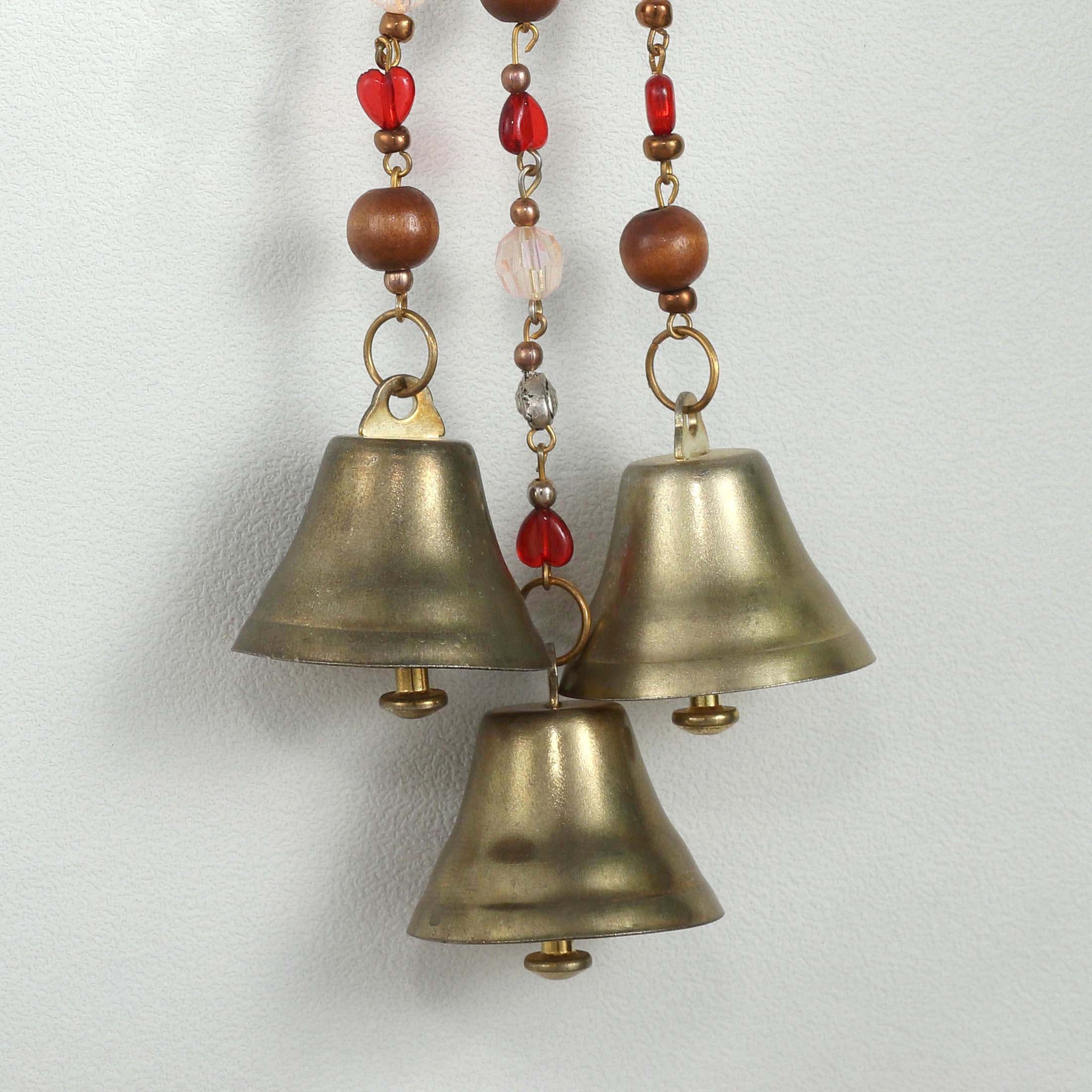 Pentagram Wiccan Witch Bell Wind Chime