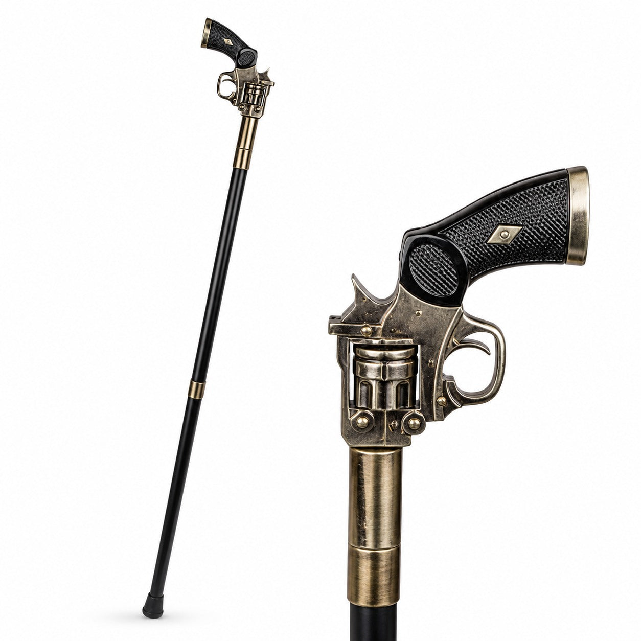 Aluminium Walking Stick Gun Figure | Figurines & Statues