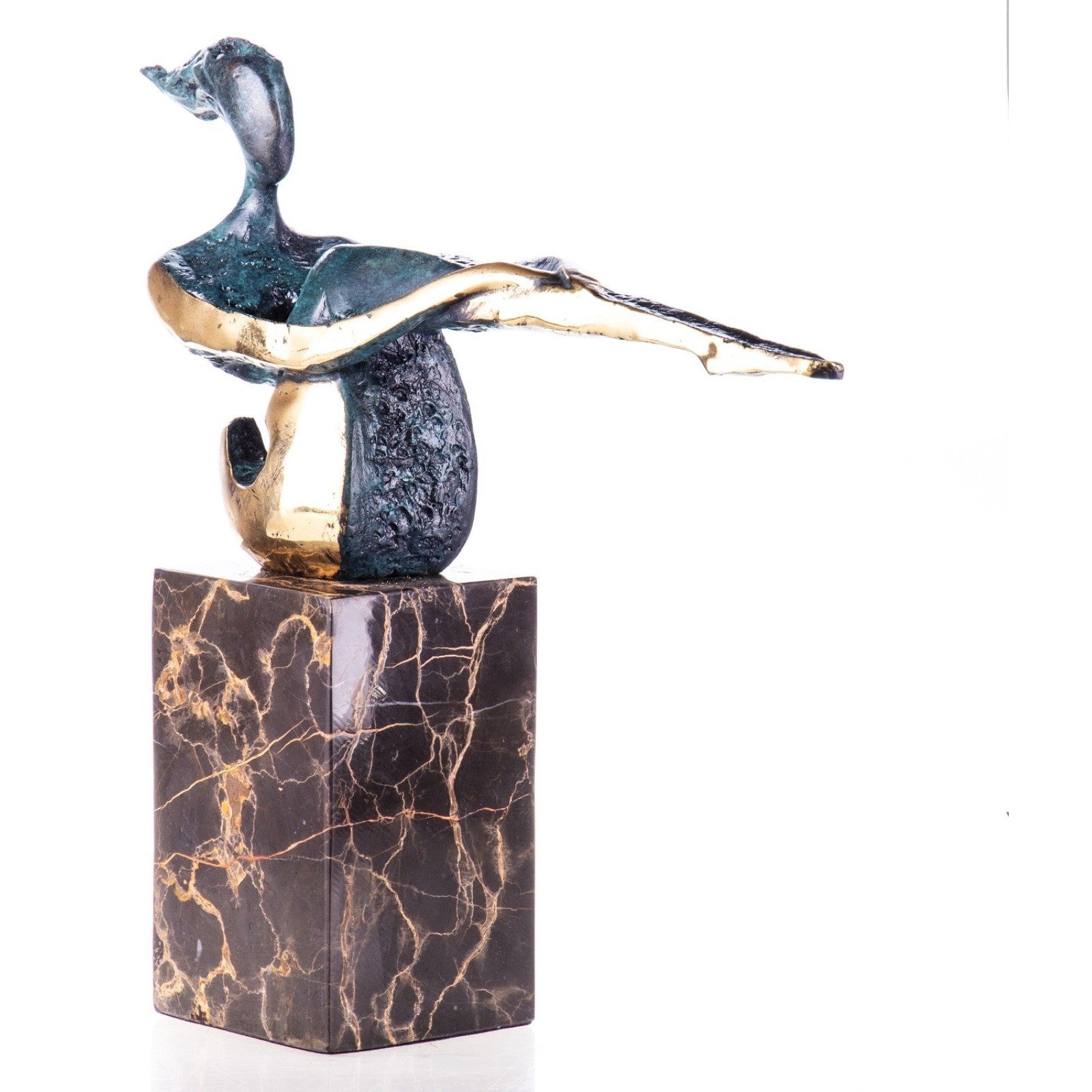 Abstract Bronze Diver Sculpture | Figurines & Statues | Home Decor