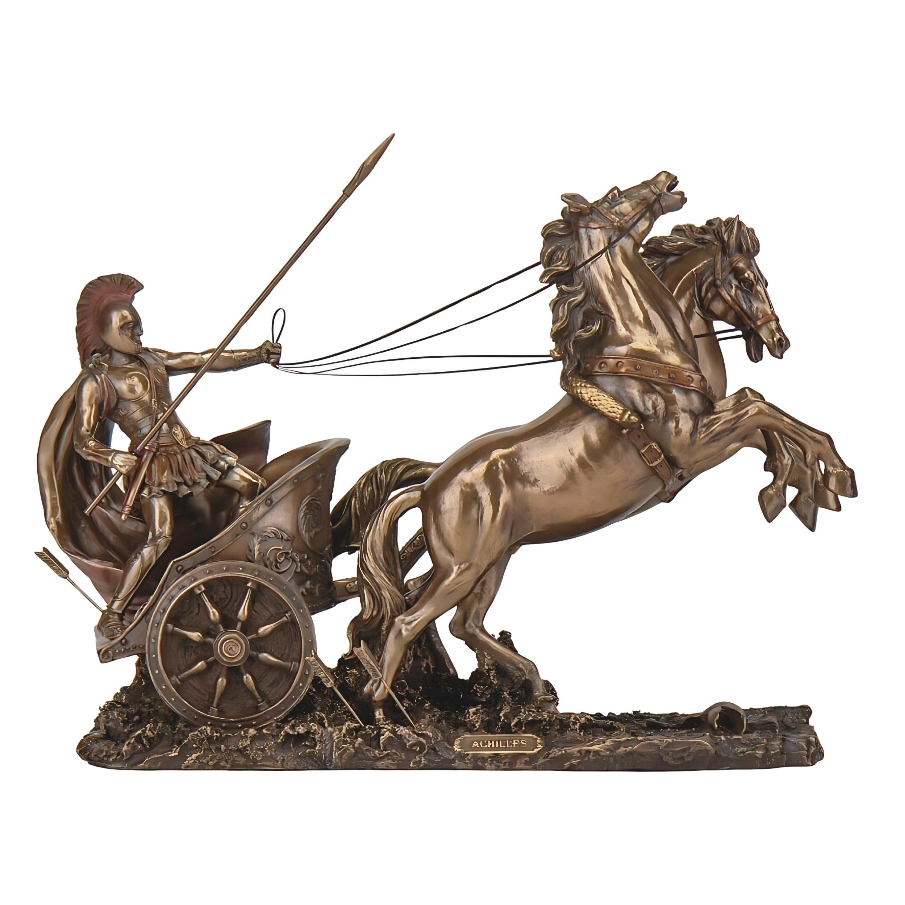Achilles riding Chariot | Curios & Collectibles | Home Decor