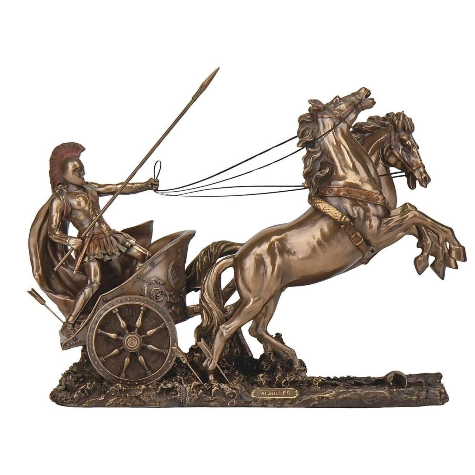 Achilles riding Chariot | Curios & Collectibles | Home Decor