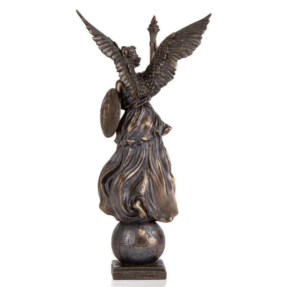 Angel of Peace on Globe | Mythology & Deity Sculptures | Home Decor