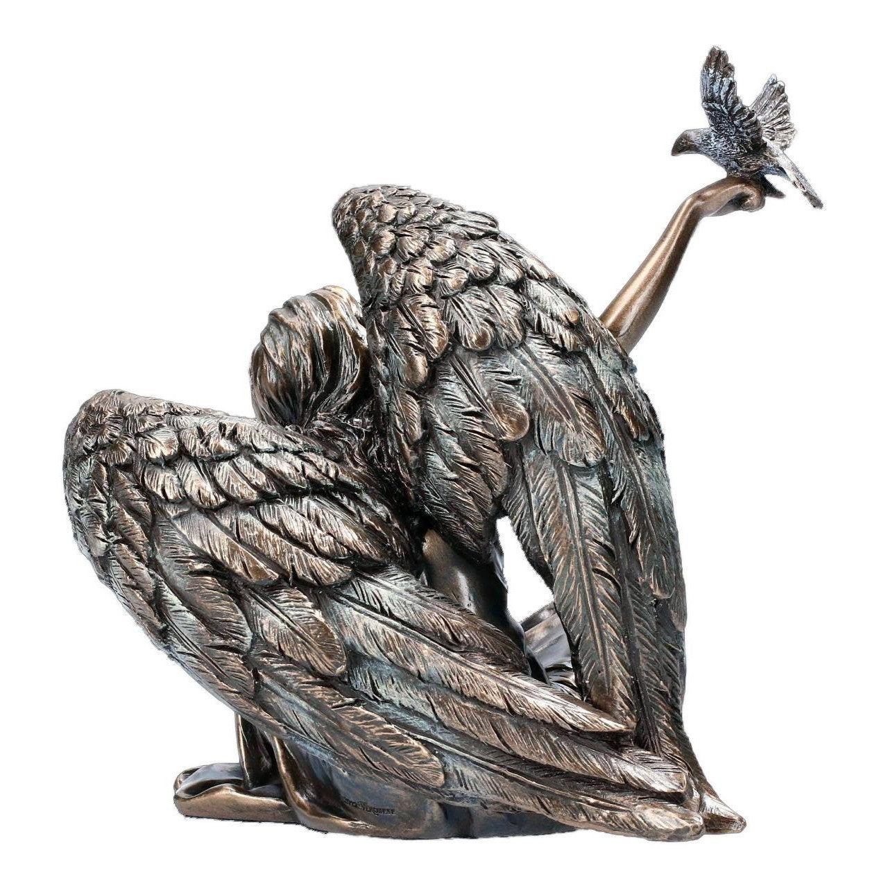 Angel with Dove | Mythology & Deity Sculptures | Home Decor