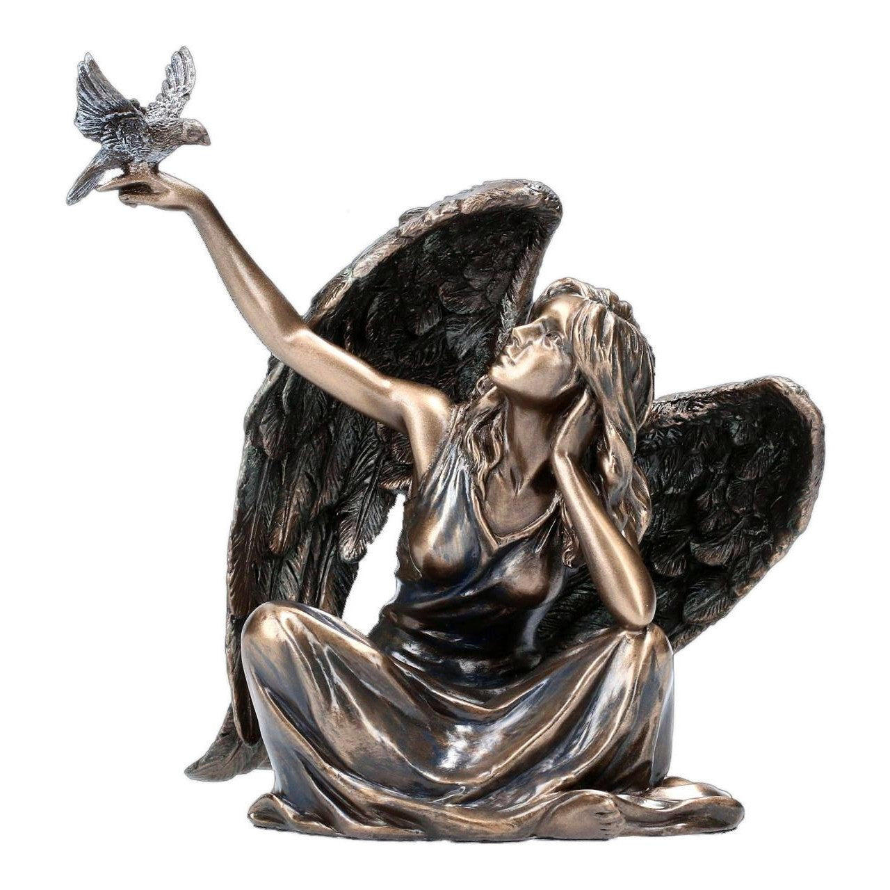 Angel with Dove | Mythology & Deity Sculptures | Home Decor