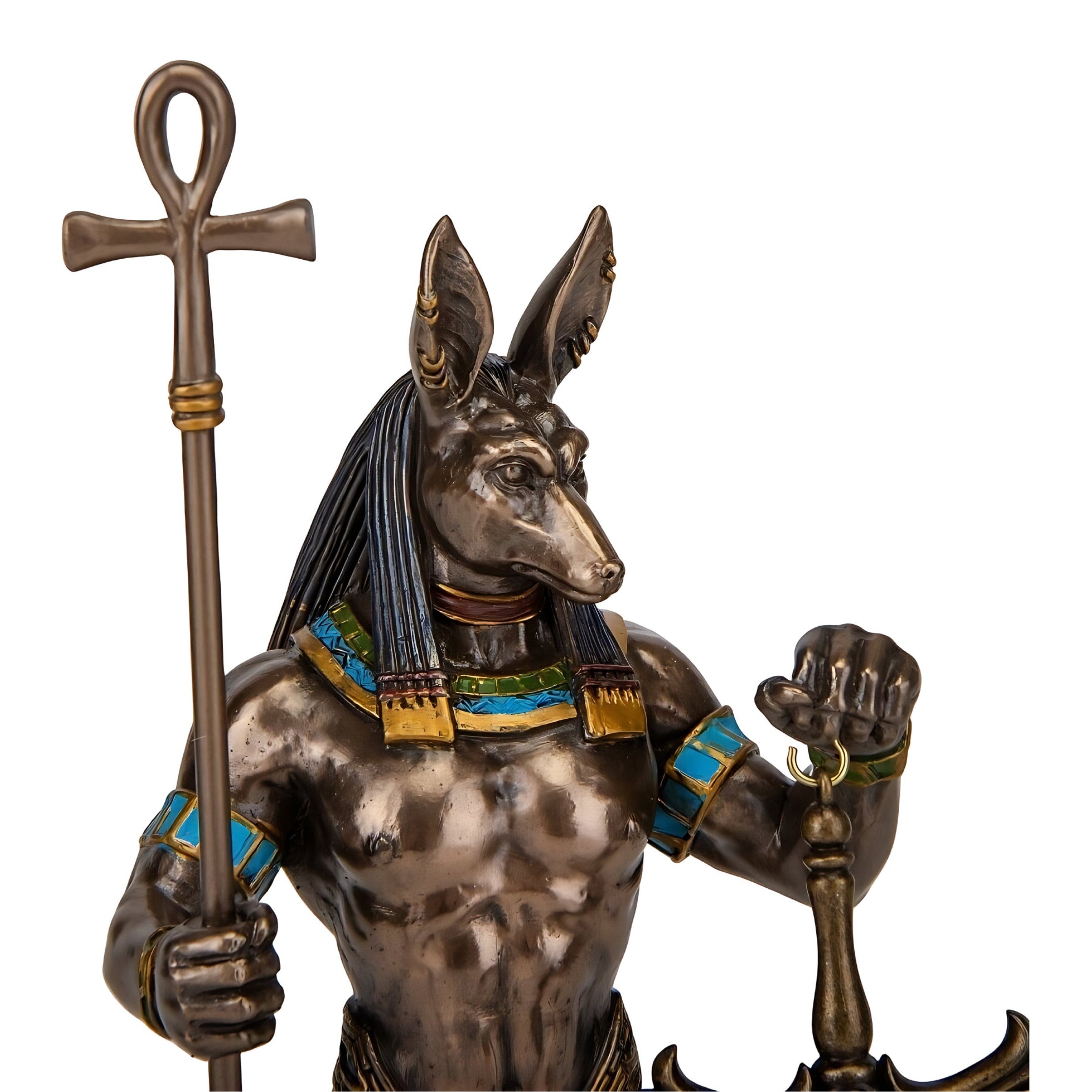 Anubis Scales of Justice | Handcrafted Bronze Decor