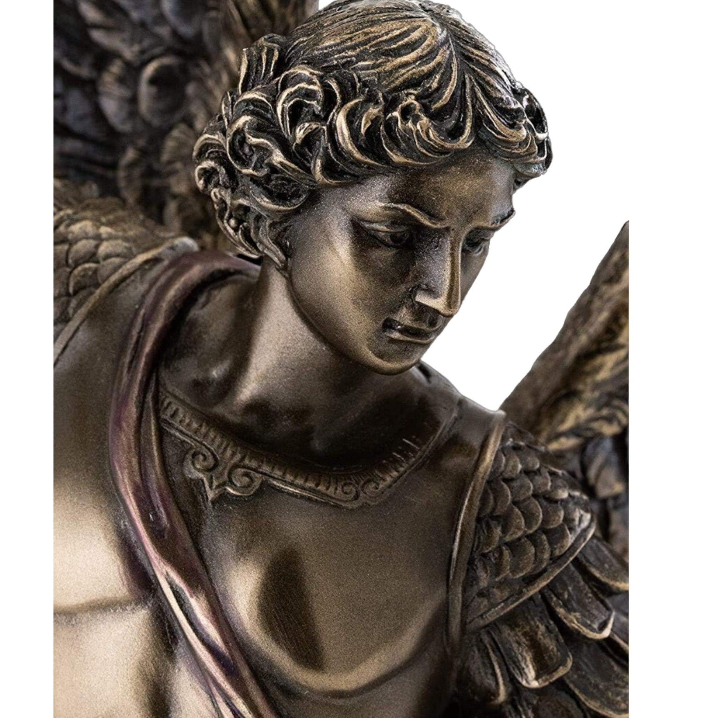 Archangel St. Saint Michael defeats the Devil | Curios & Collectibles