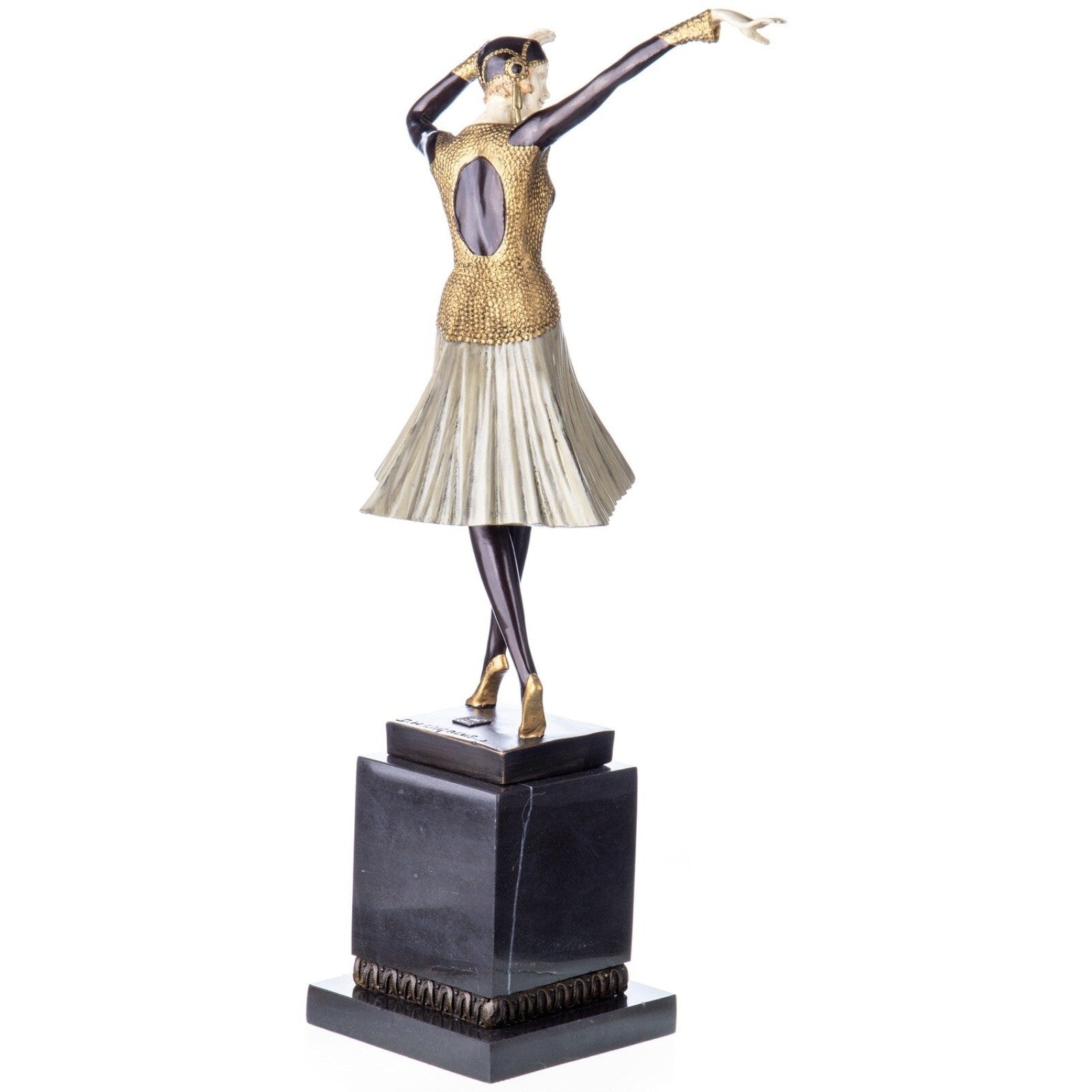 Art Deco Graceful Dancer | Handcrafted Bronze Decor | Gift Idea