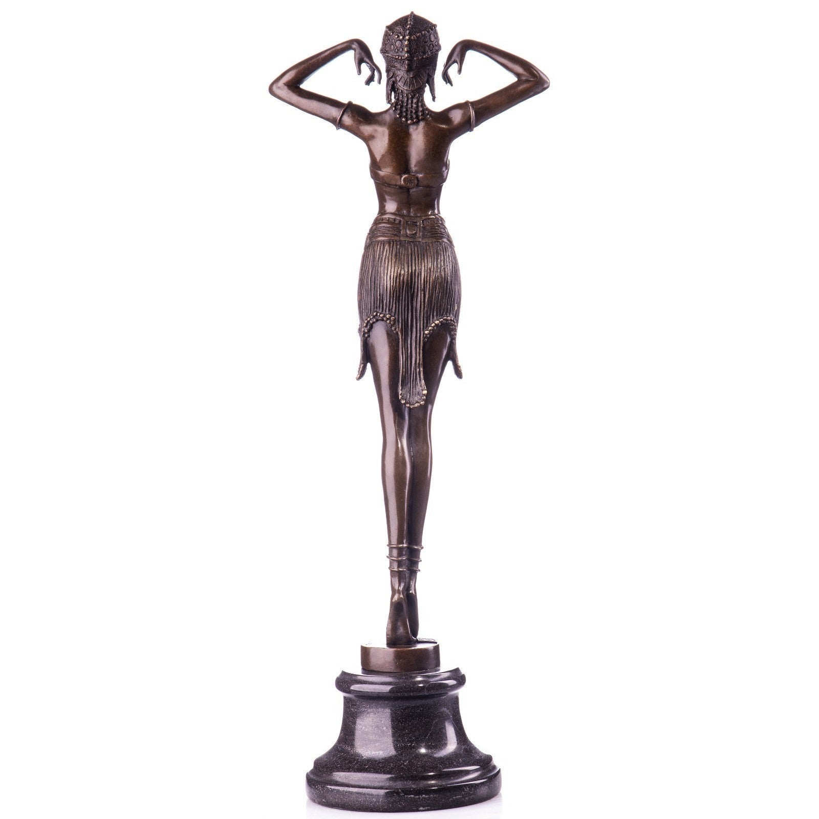 Art Deco Veil Dancer | Handcrafted Bronze Decor | Gift Idea