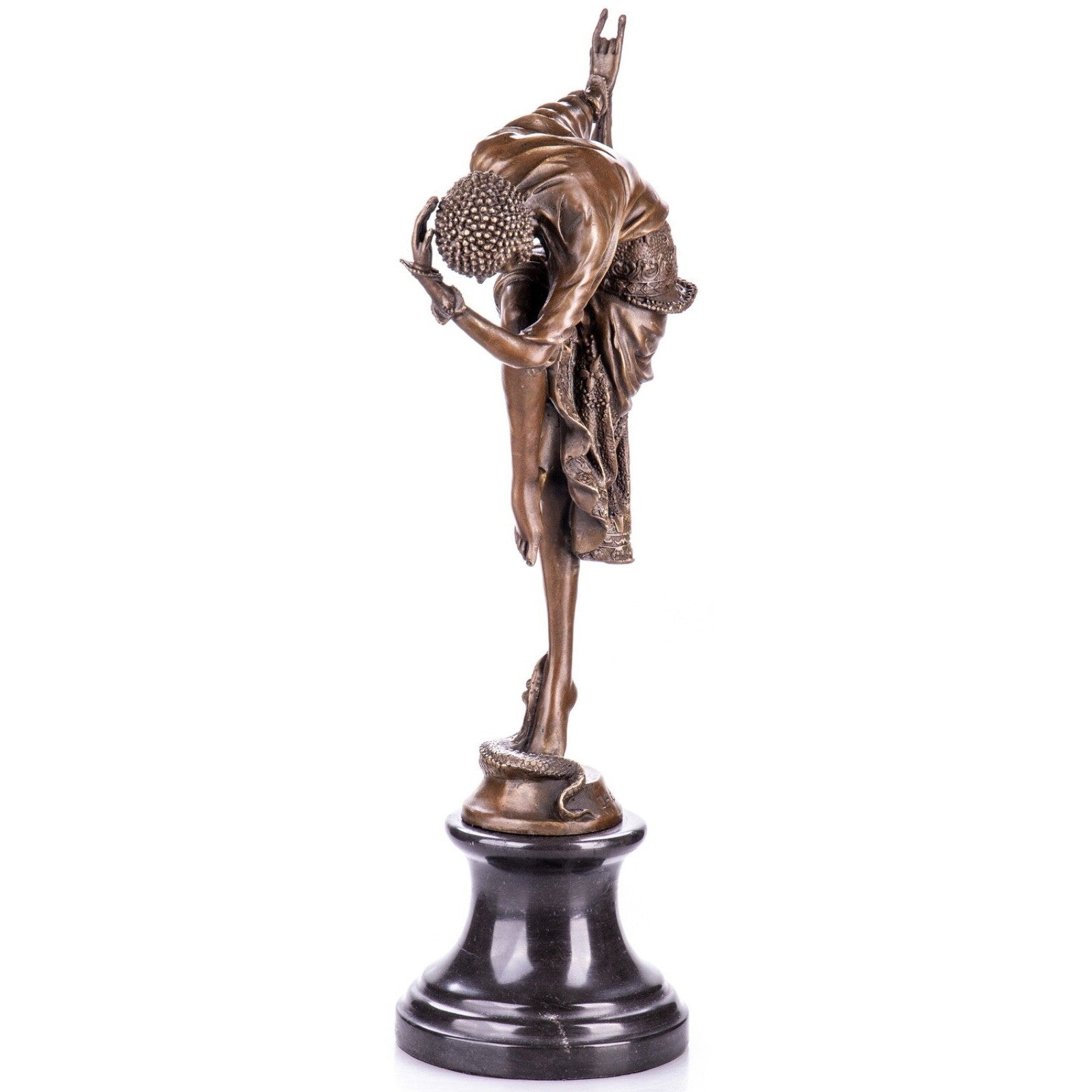 Bowing Buddha Figure | Handcrafted Bronze Decor | Unique Home Accent