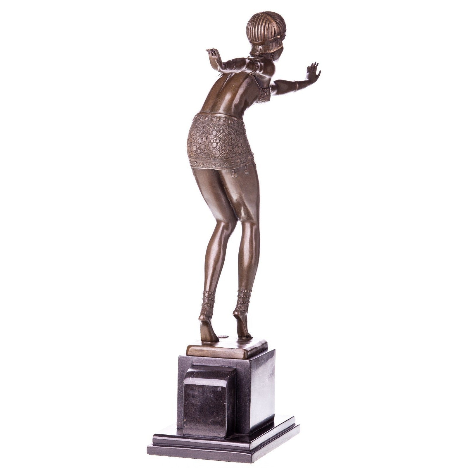 Egyptian Art Deco Dancer | Handcrafted Bronze Decor