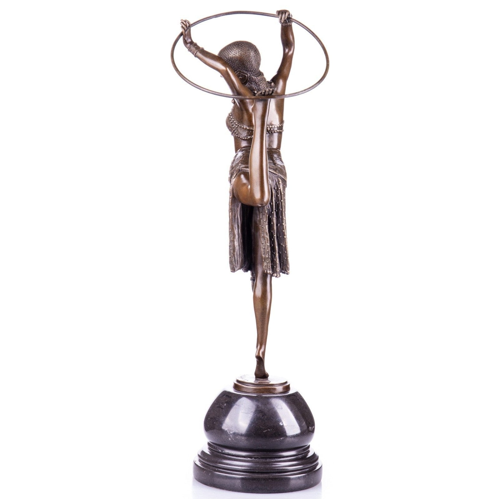 Art Deco Sword Dancer | Handcrafted Bronze Decor | Gift Idea