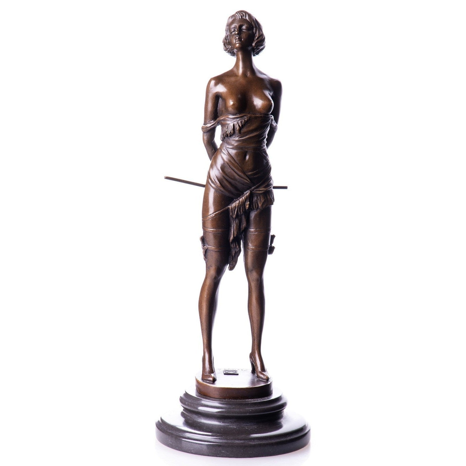 Bound Classical Female Figure | Handcrafted Bronze Decor | Gift Idea