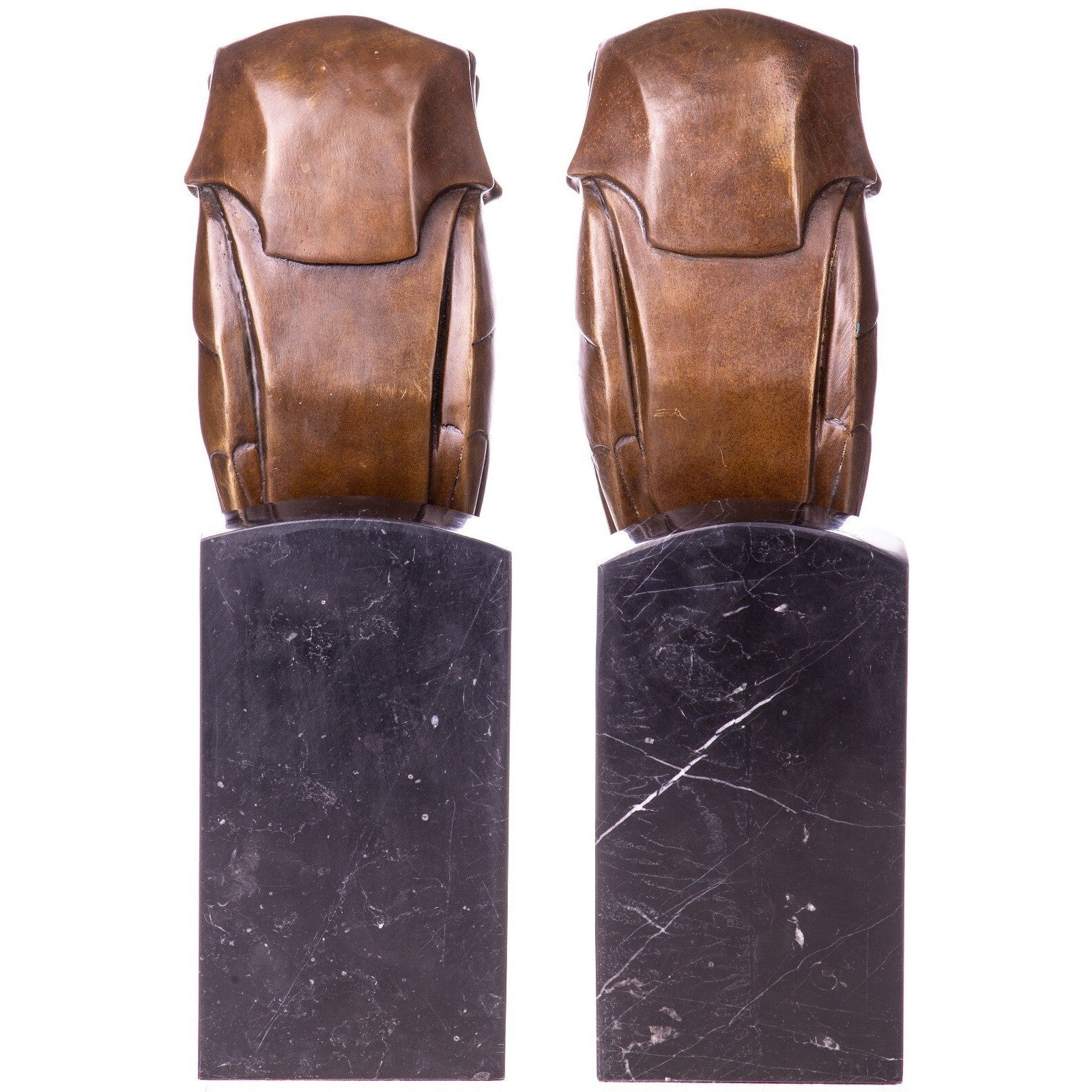 Art Deco Owl Bookend Set | Handcrafted Bronze Decor