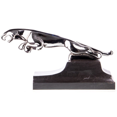 Leaping Panther Sculpture | Handcrafted Bronze Decor