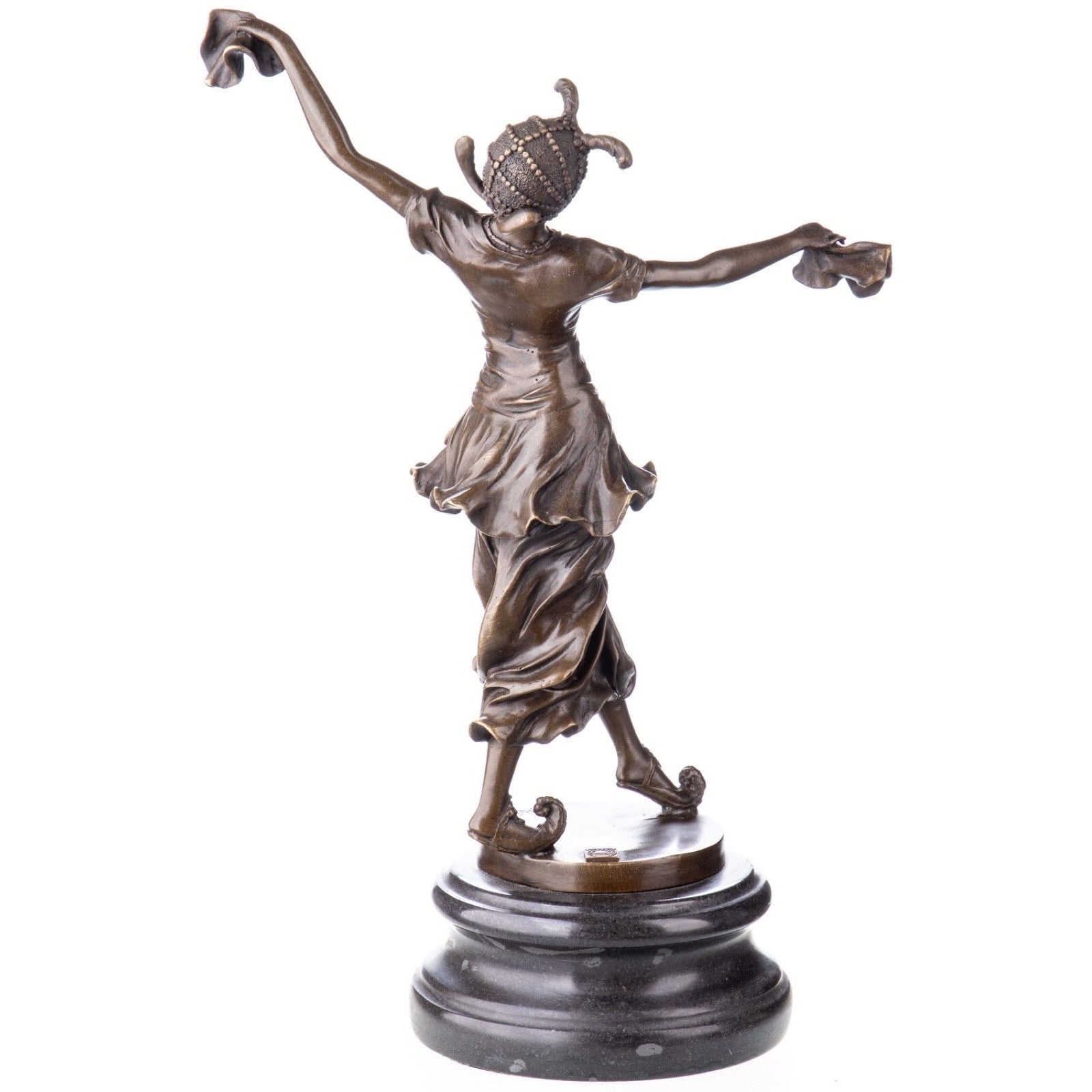 Ancient Dancer Figurine | Handcrafted Bronze Decor