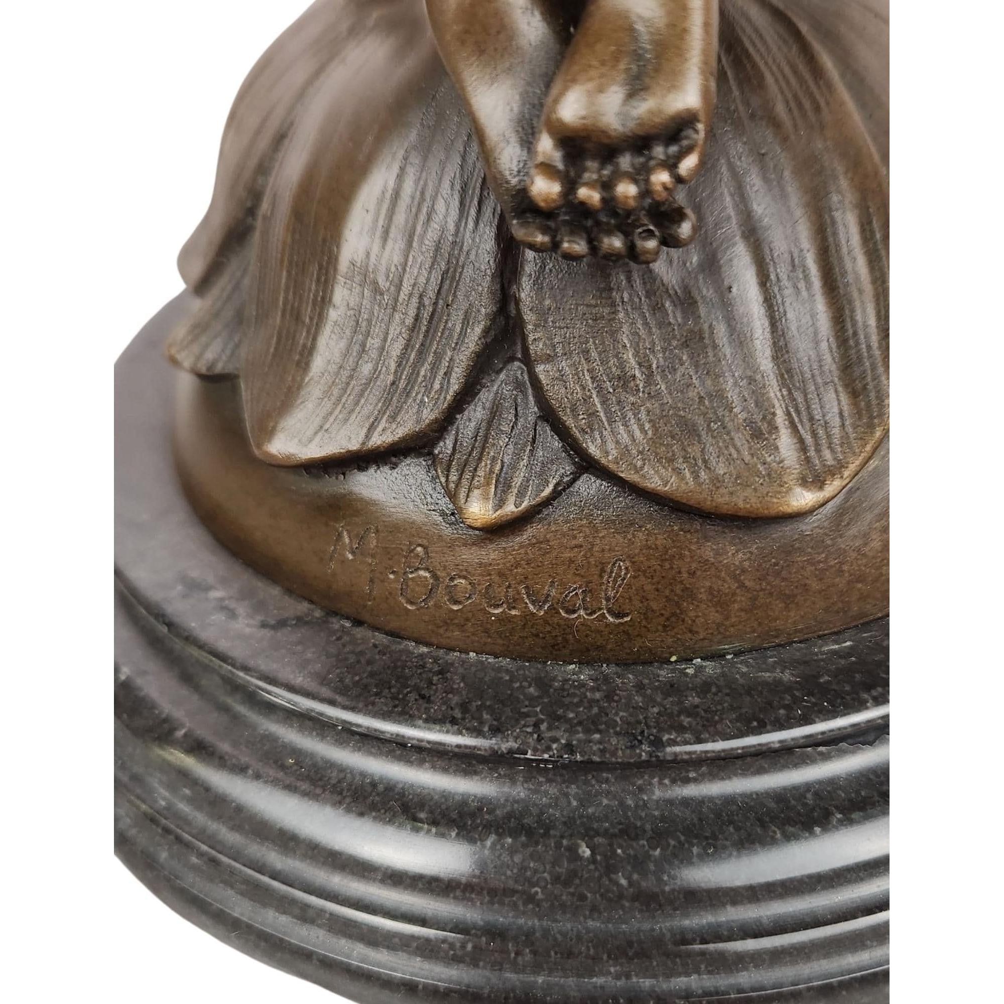 Woman Tray Sculpture | Handcrafted Bronze Decor | Unique Home Accent